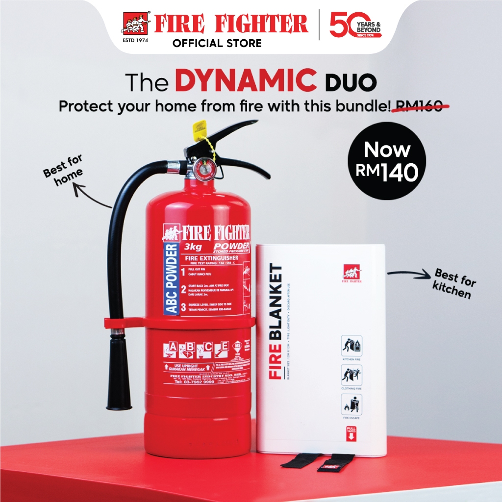 Fire Fighter Industry Facebook ad: Silicone Coated Fire Blanket, Your First Line of…