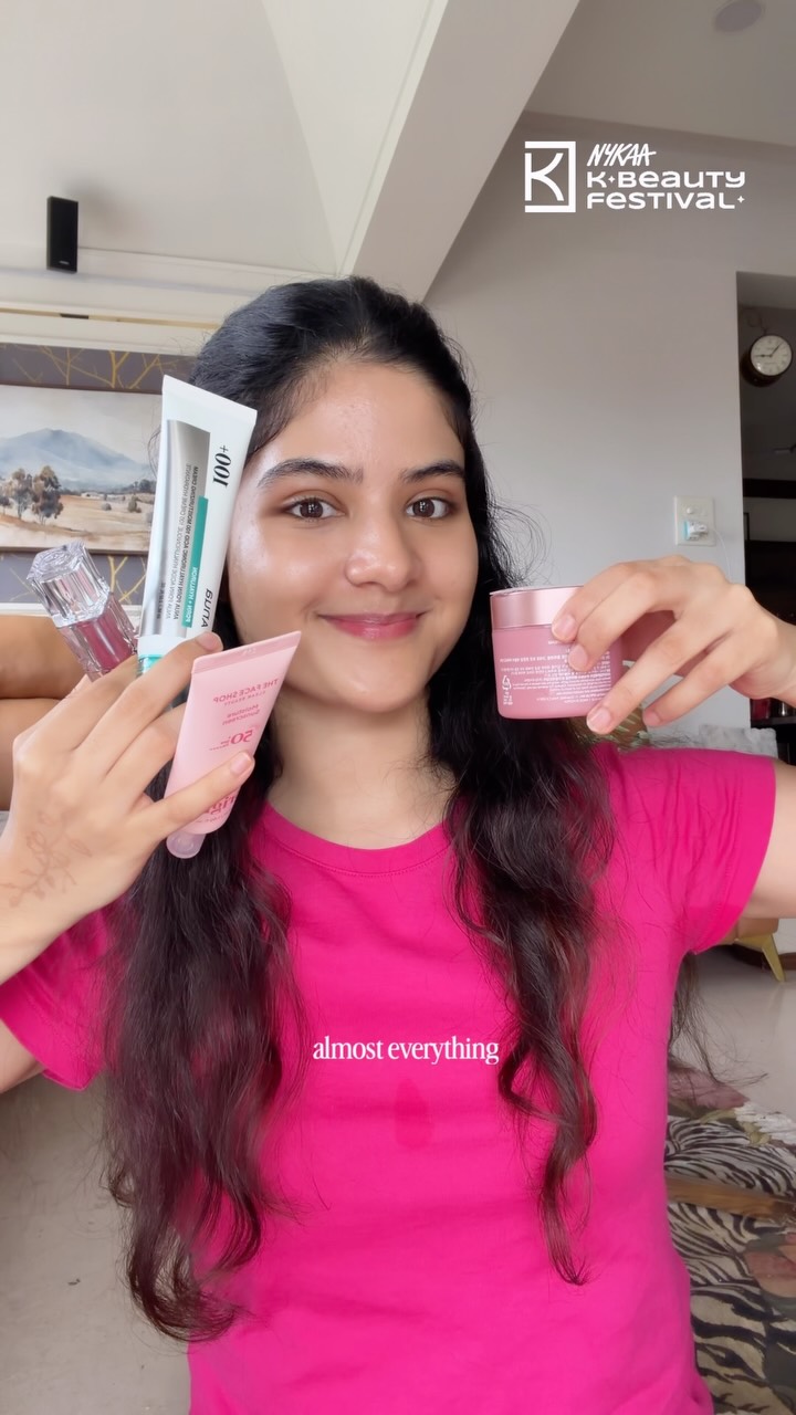 Nykaa Facebook ad: Spoiled by Nykaa with so many Korean beauty…