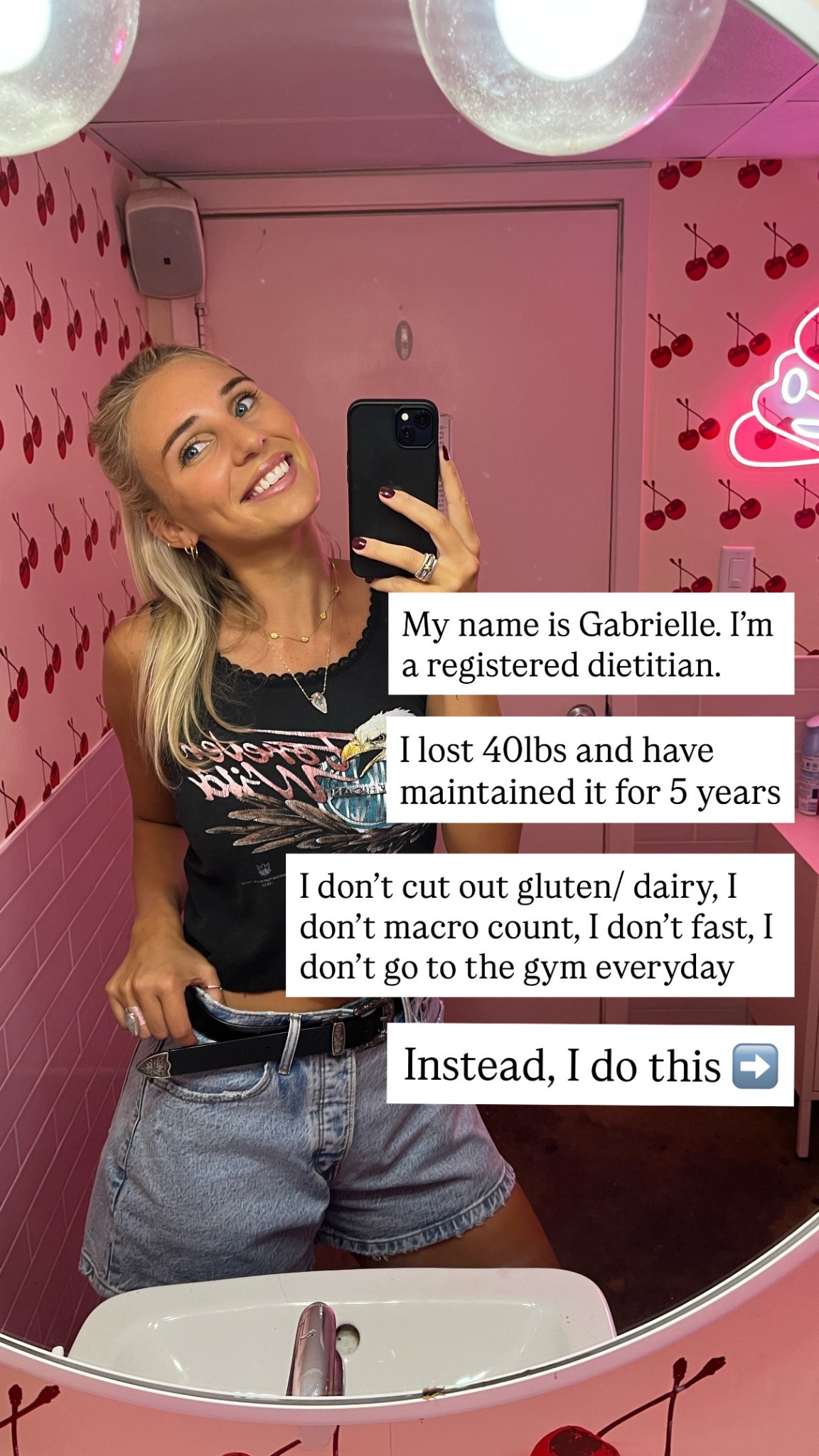 Well by Gabrielle Facebook ad: Hey, I’m Gabrielle, registered dietitian with a decade…