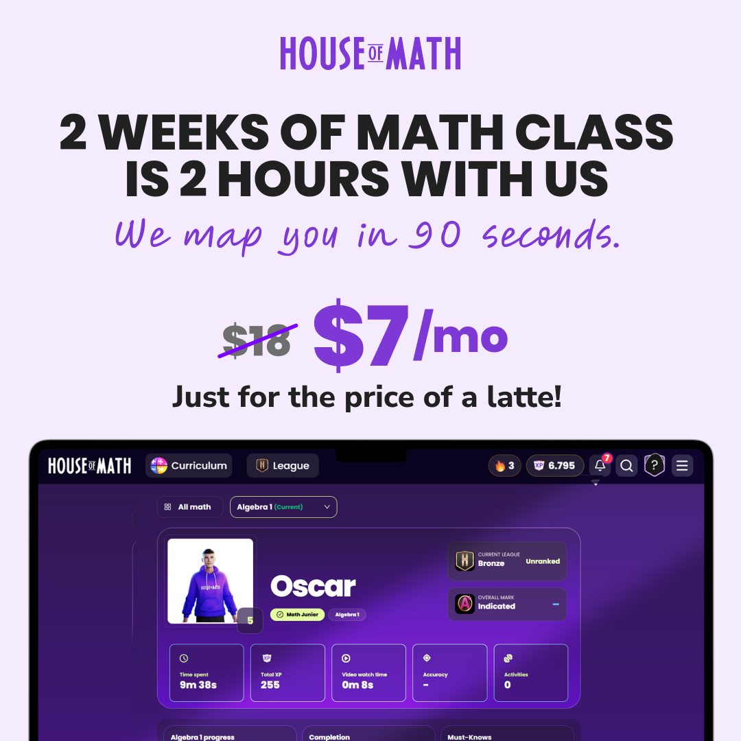 House of Math Facebook ad