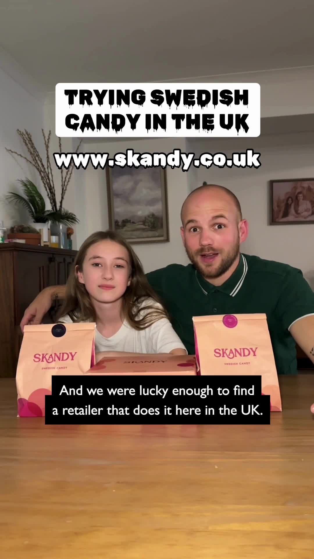 Skandy.uk Facebook ad: Authentic Swedish Candy