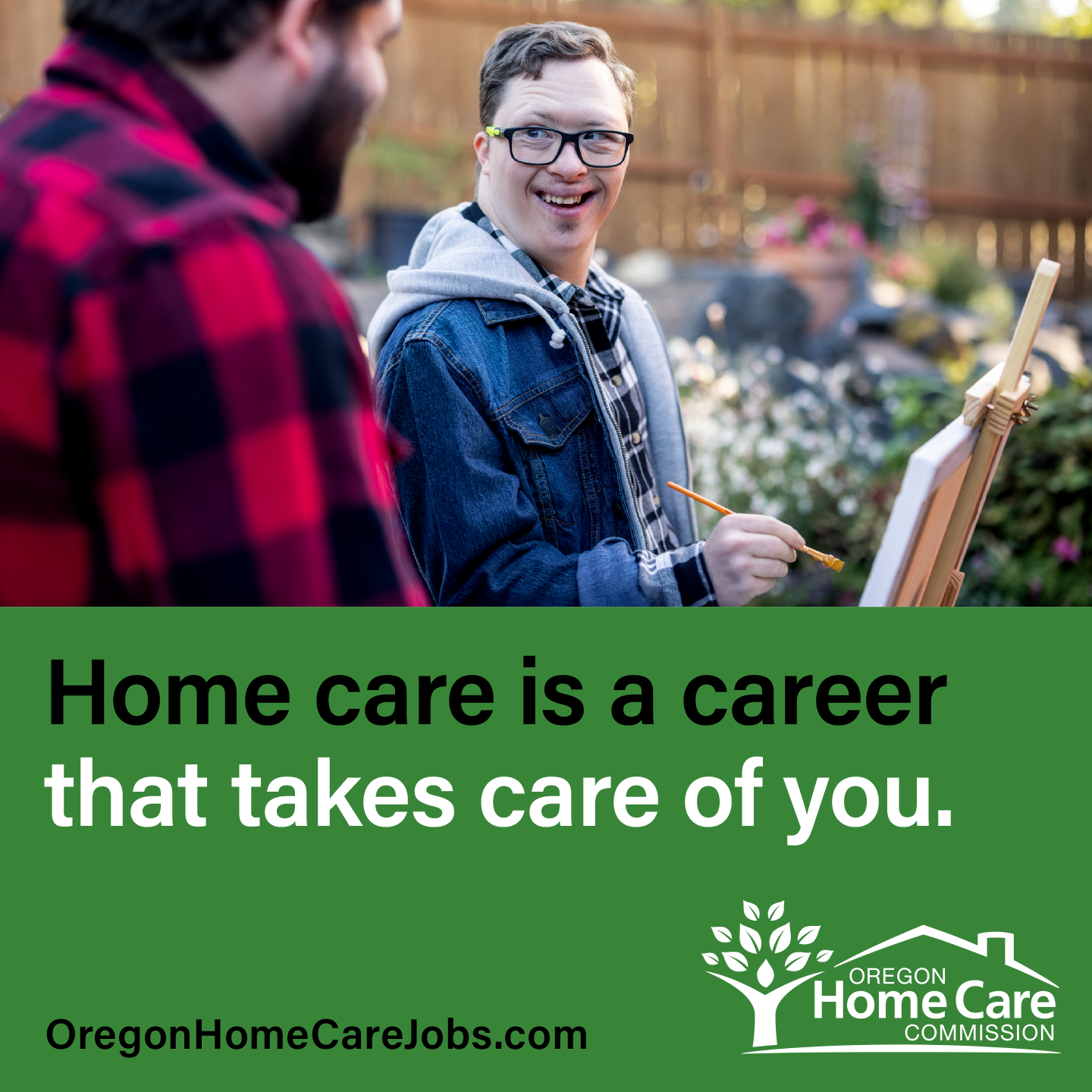 Oregon Home Care Commission Facebook ad
