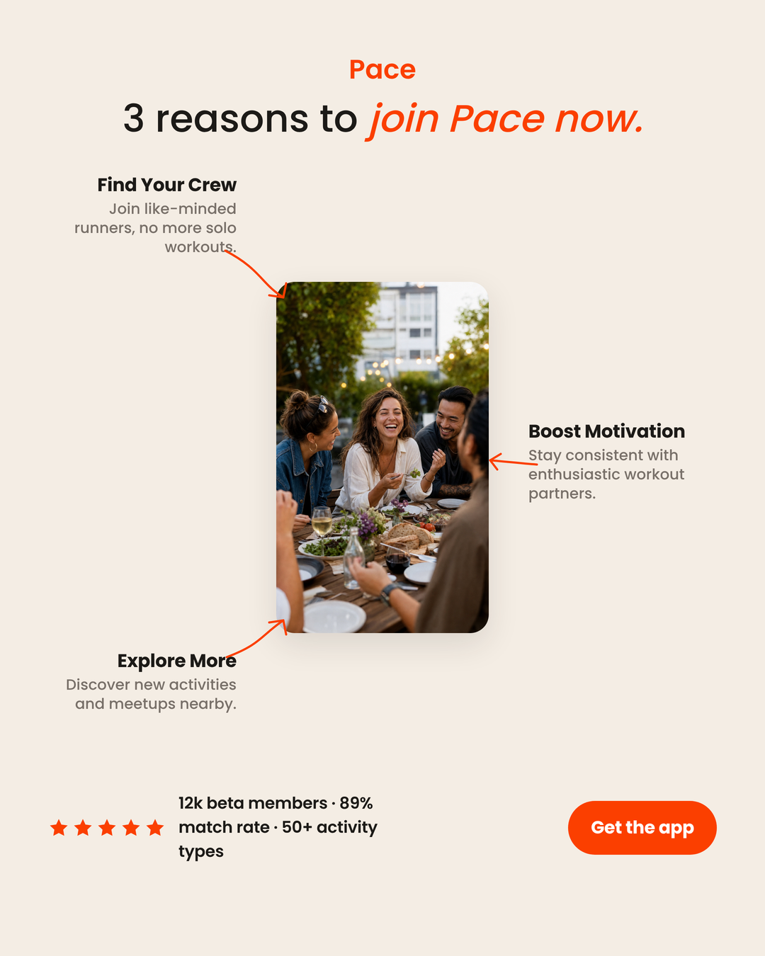 PACE - Social Club Facebook ad
