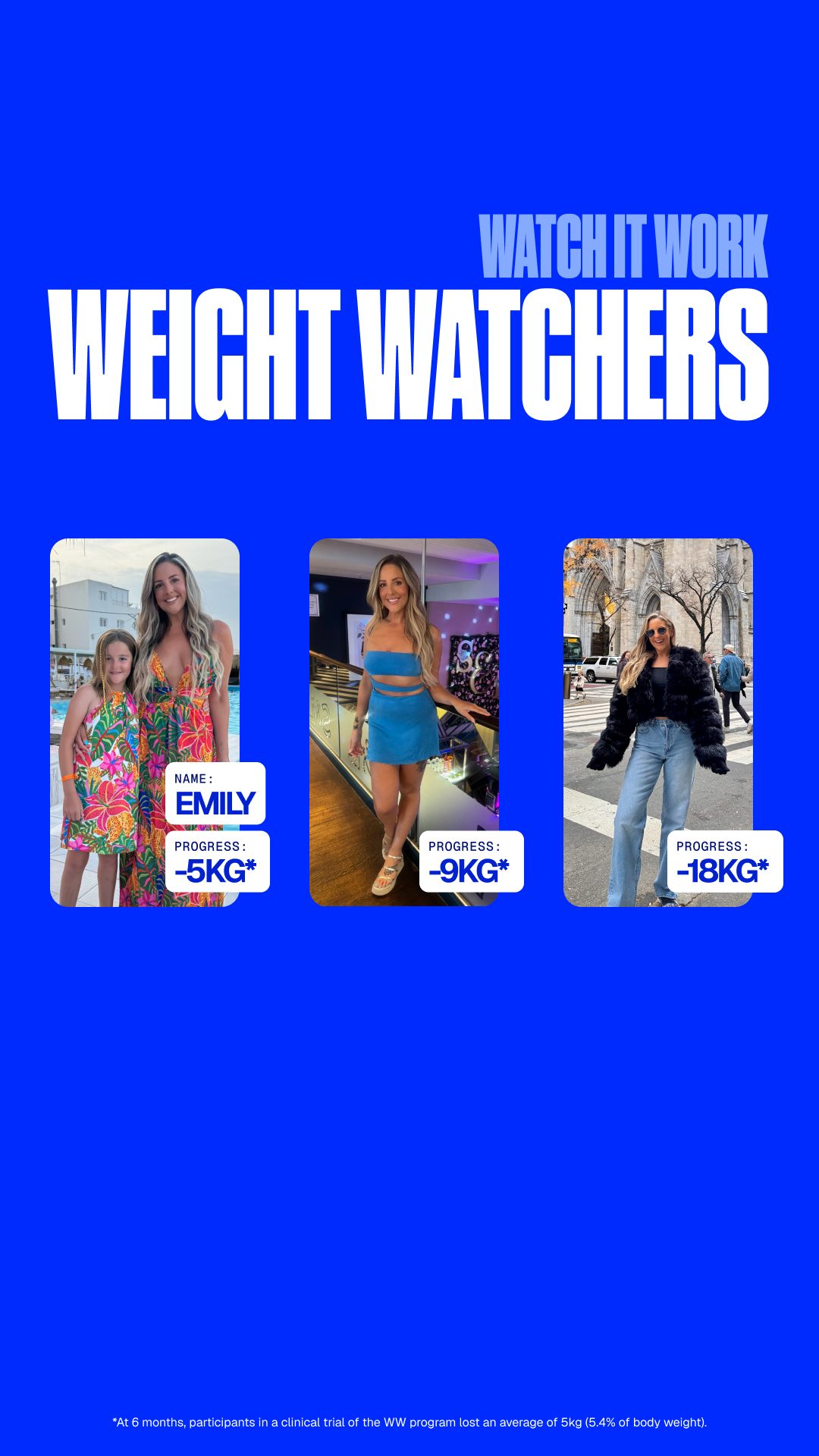 WeightWatchers Facebook ad