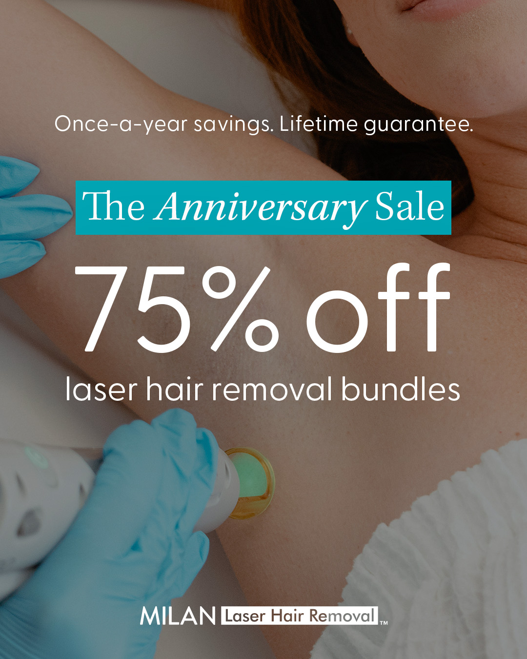 Milan Laser Hair Removal Facebook ad