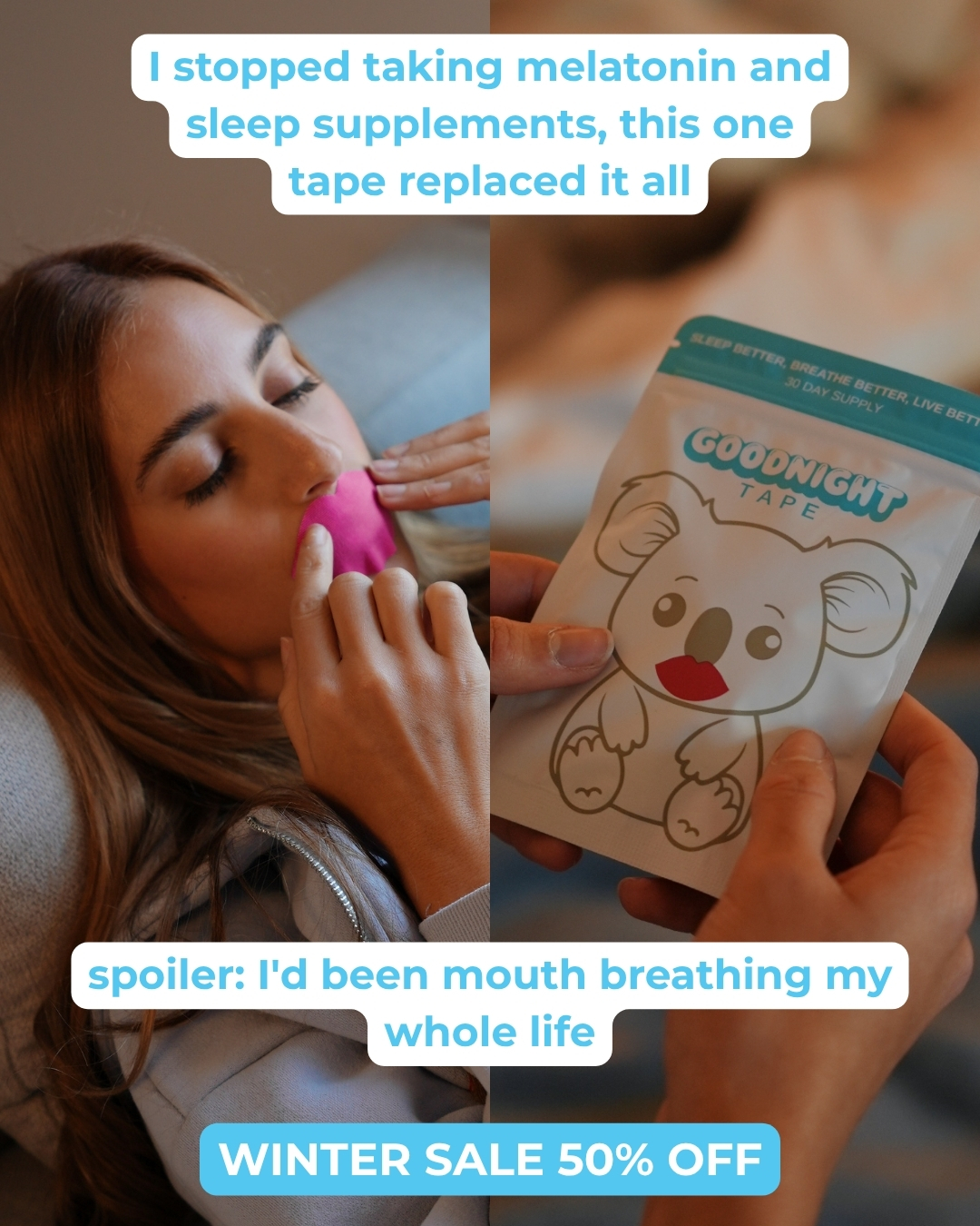 Goodnight Tape Facebook ad