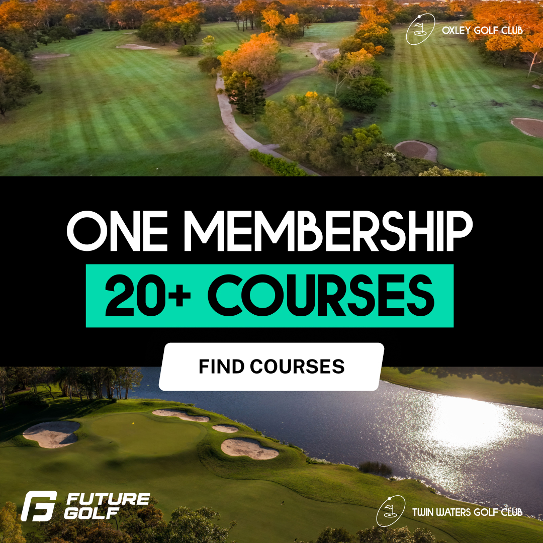 Future Golf Facebook ad: Golf memberships from $27.95 per month