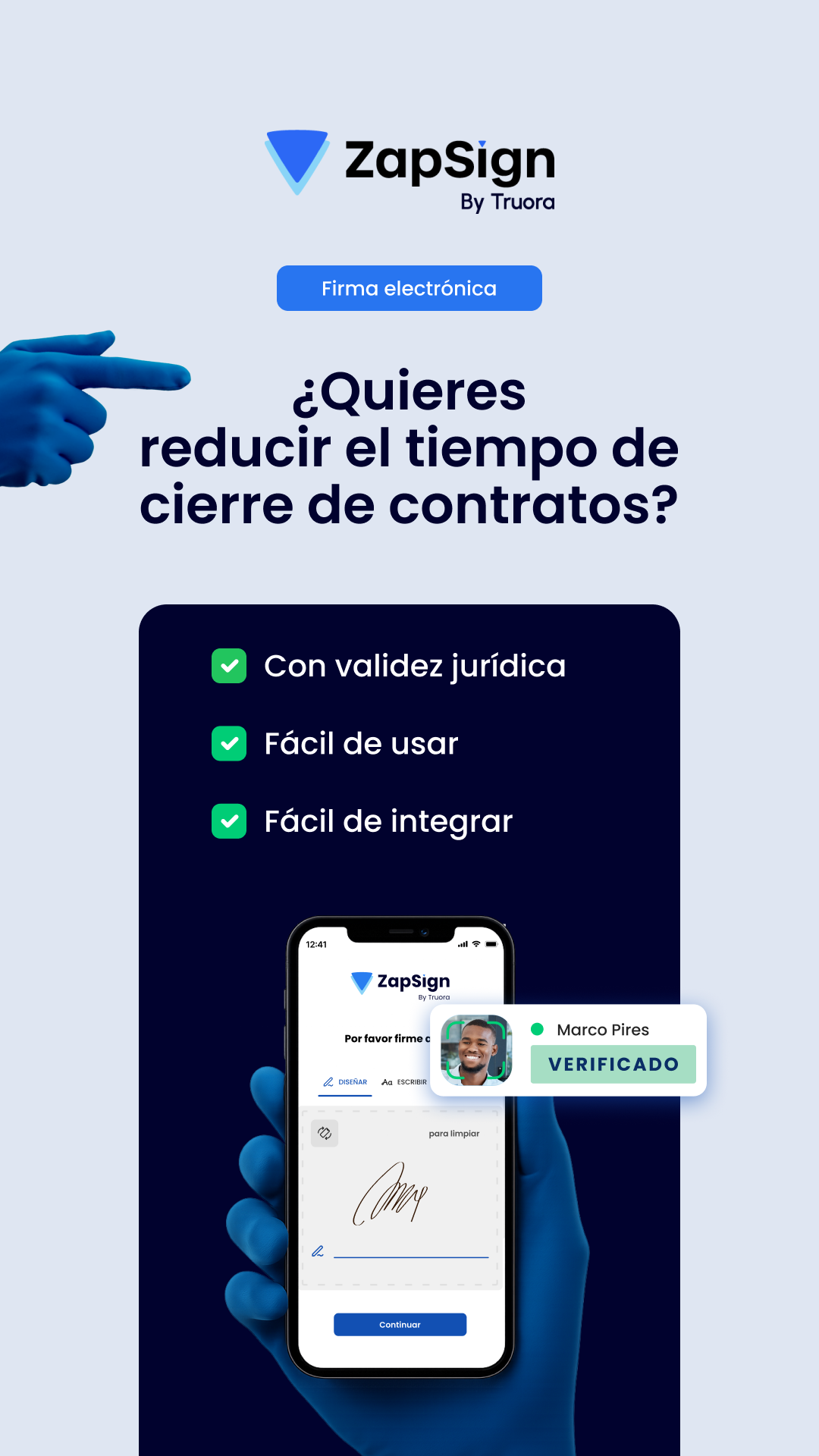 ZapSign Facebook ad