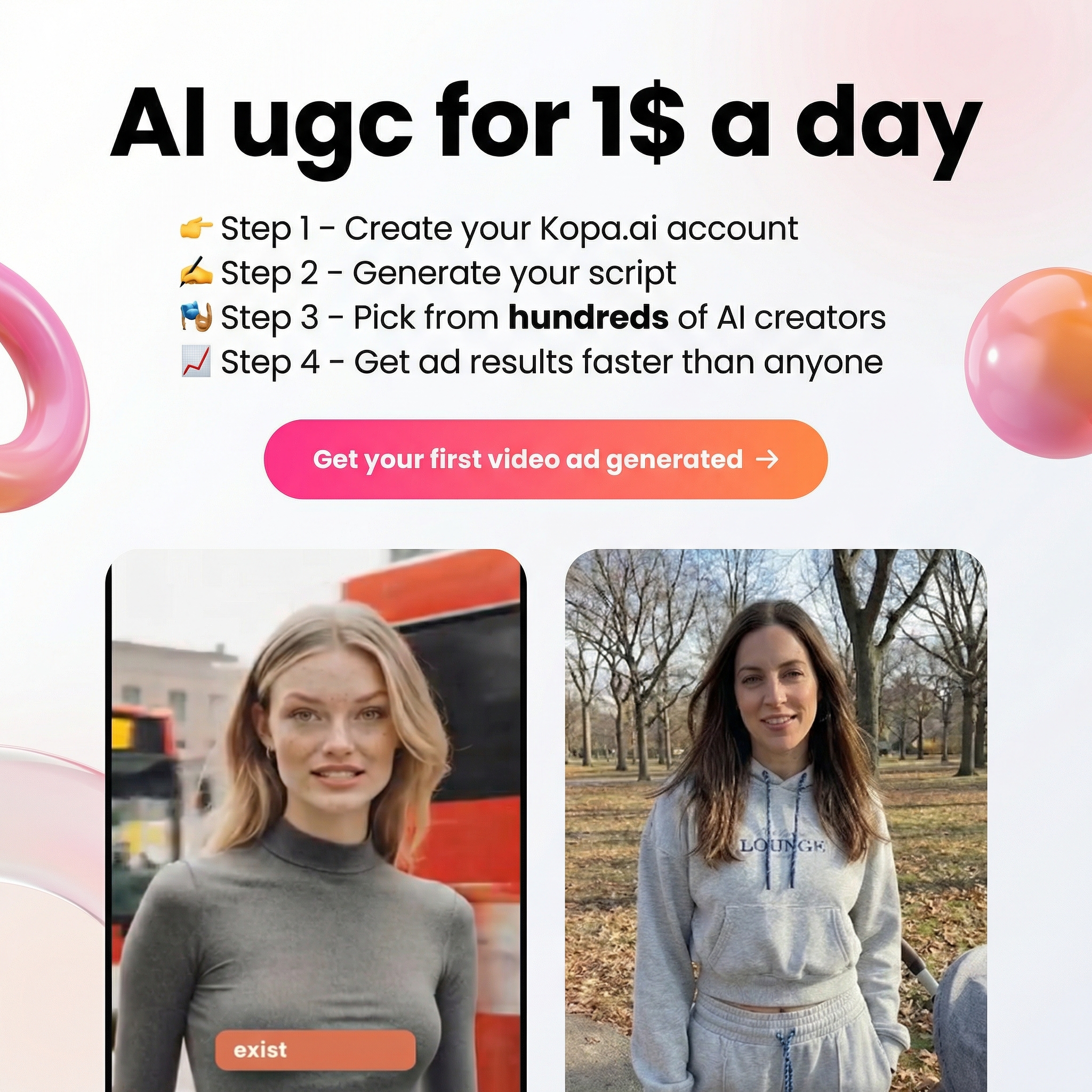 kopa.ai Facebook ad