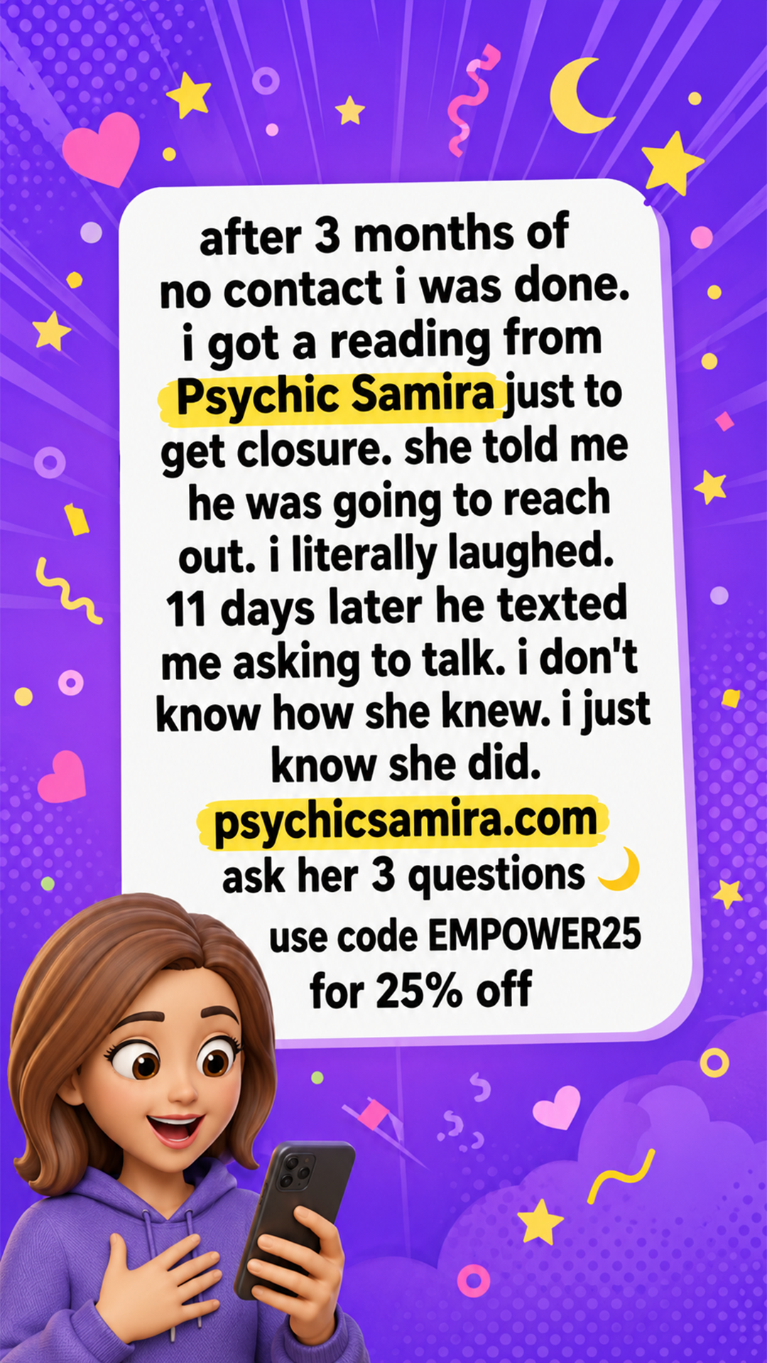 Psychic Samira Facebook ad
