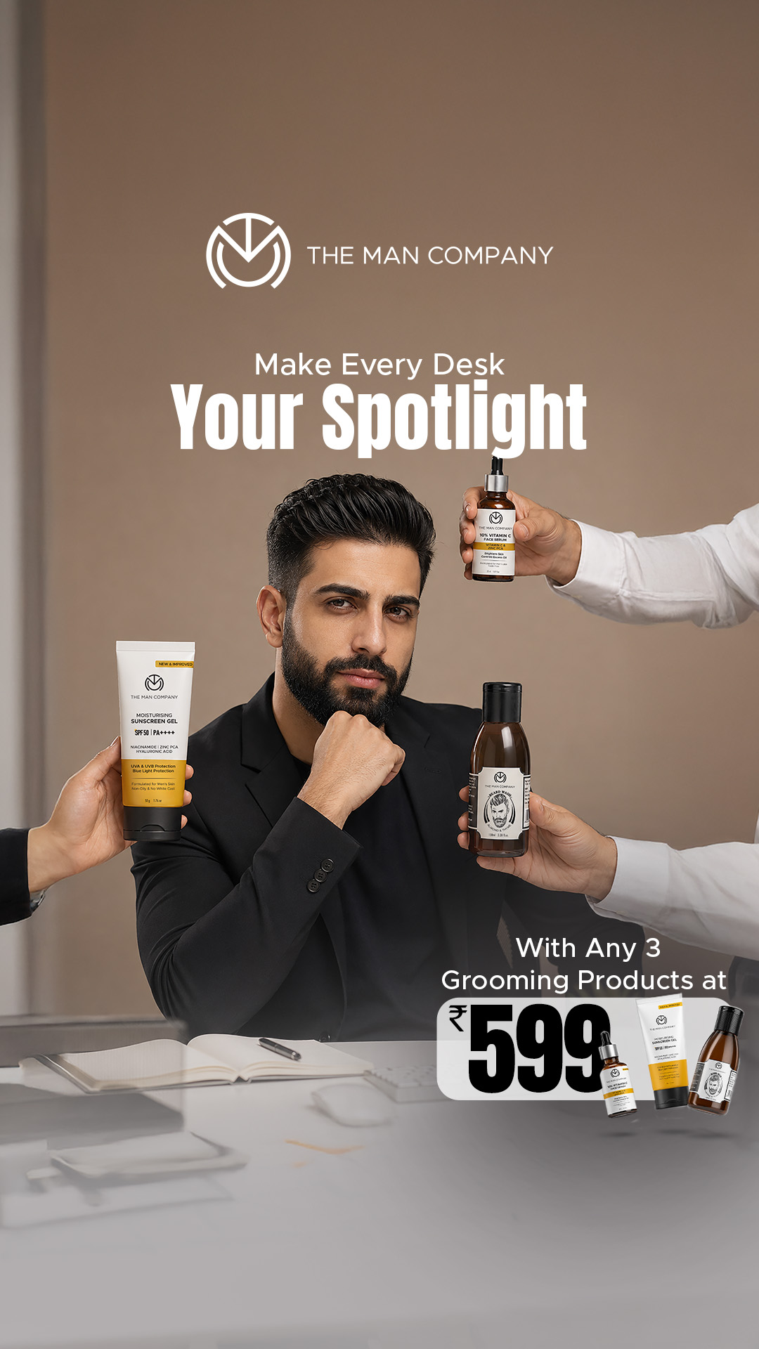 TheManCompany Facebook ad