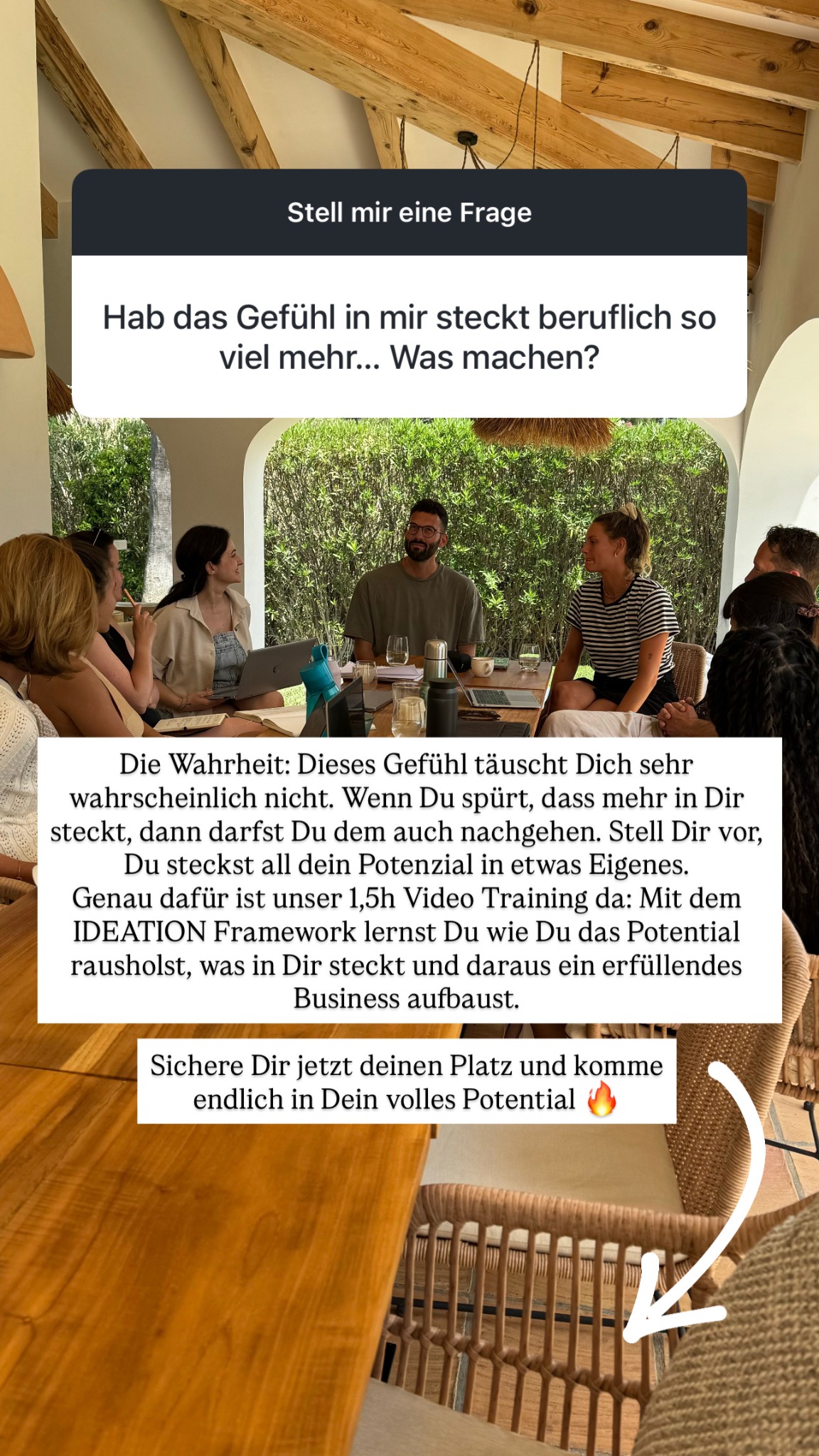 Isleofmind_academy Facebook ad: Kostenloser Videokurs: Deine Business-Idee für 2026