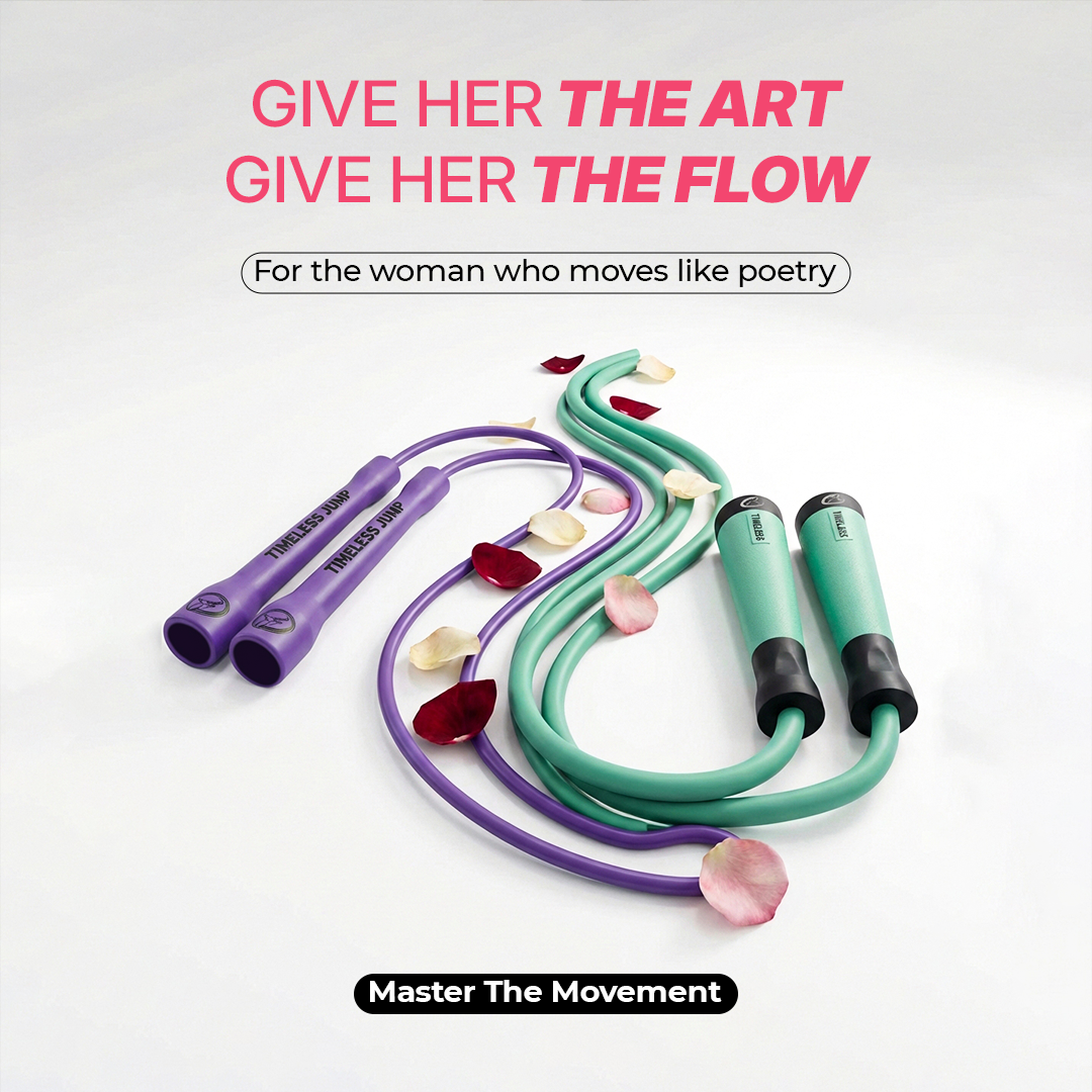 Timeless Jump Facebook ad: She Says She Has No Time. This Takes 10 Minutes.