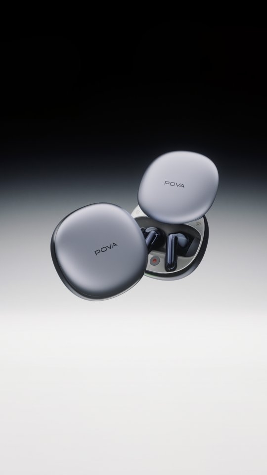 POVA Mobile Facebook ad: POVA AI Buds Pro.