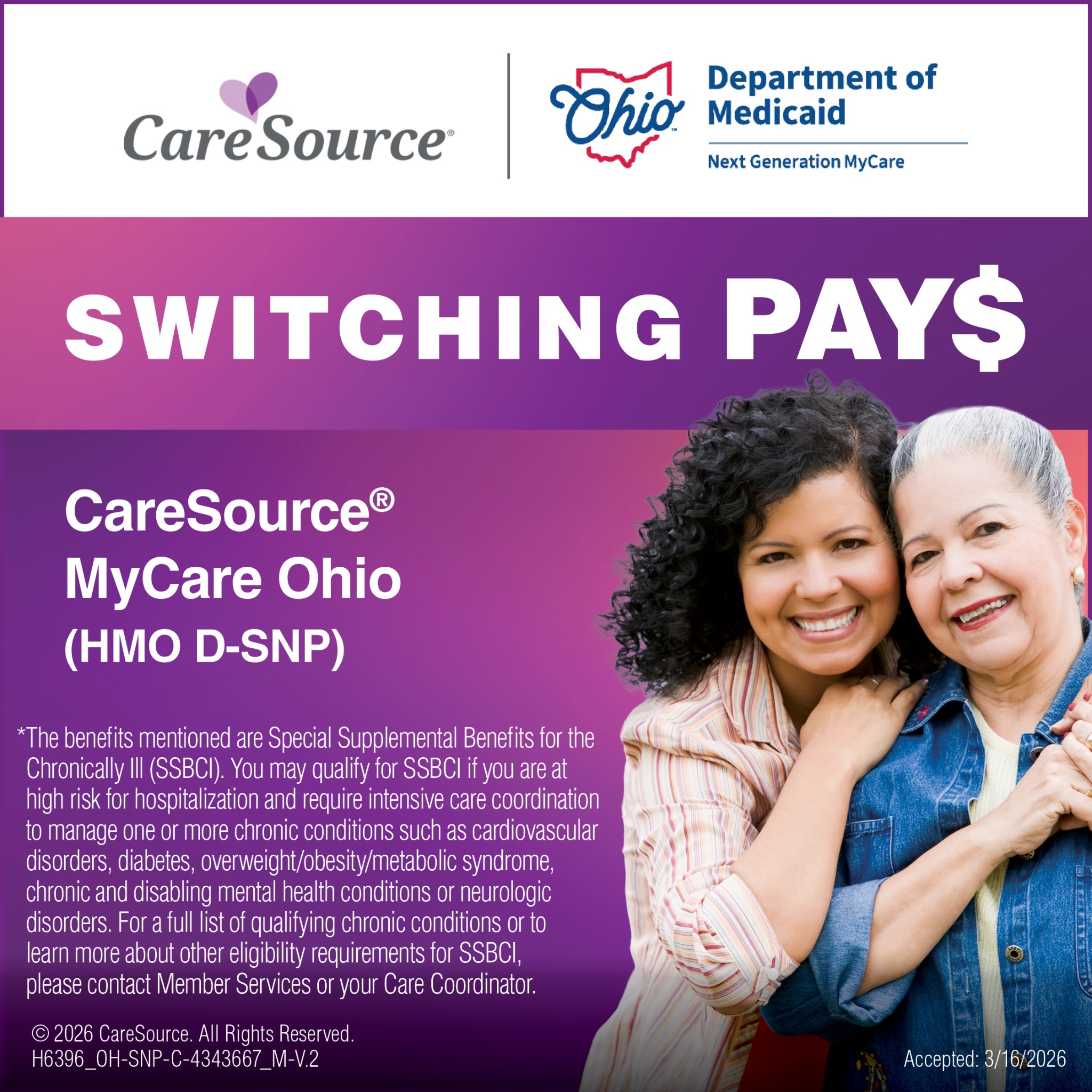 CareSource Facebook ad: Medicare + Medicaid Plan