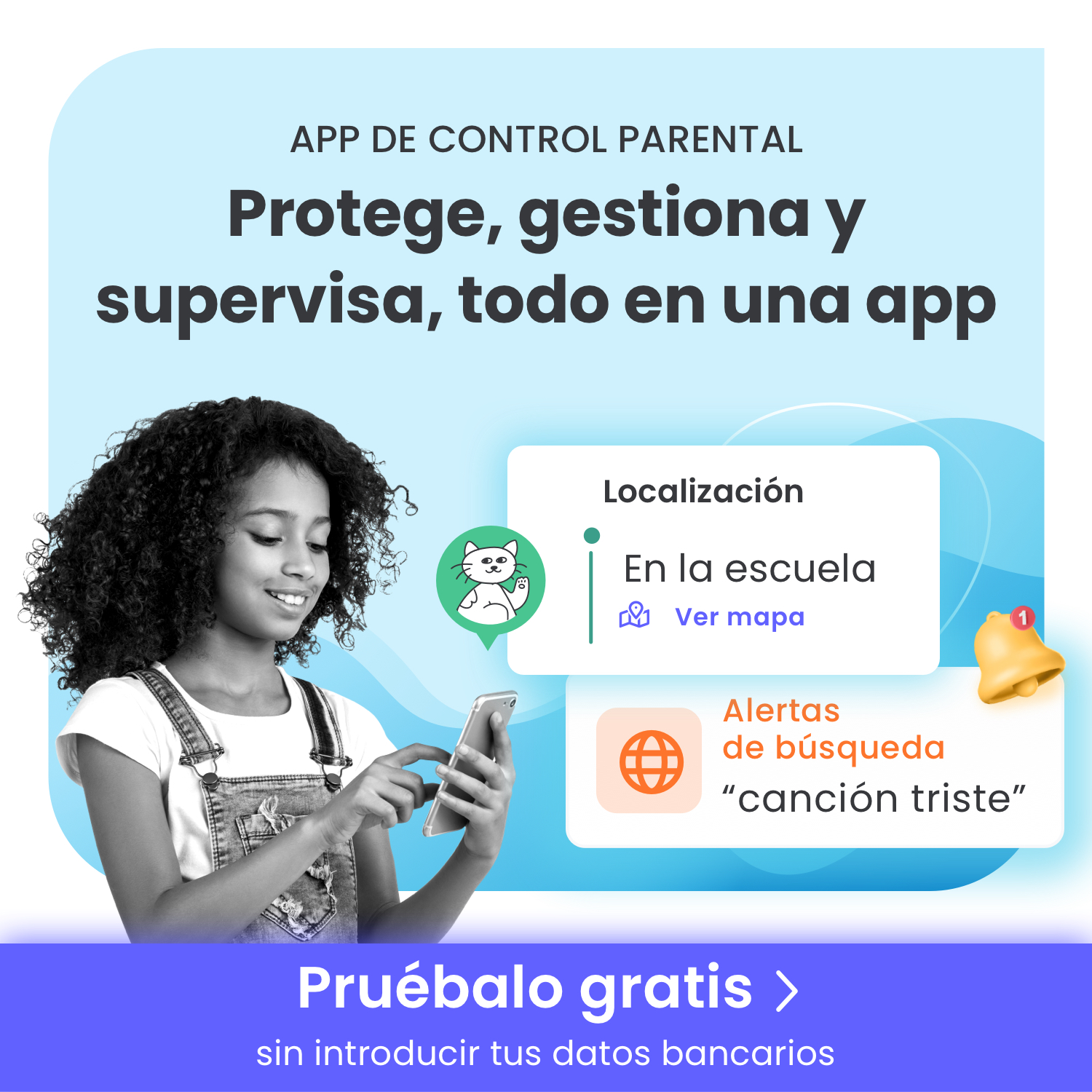 Qustodio Facebook ad