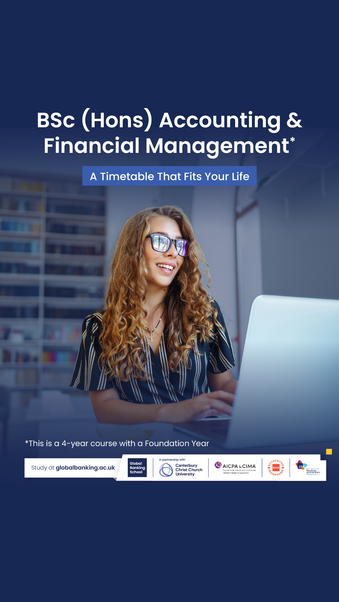 GBS Global Banking School Facebook ad