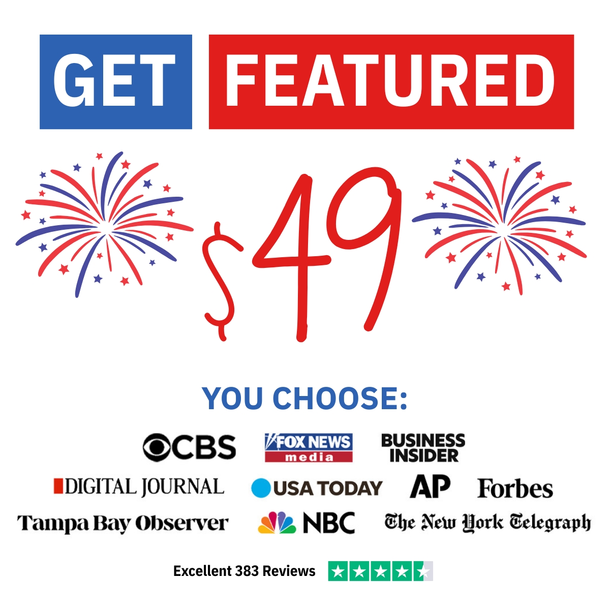 Get Featured Today Facebook ad