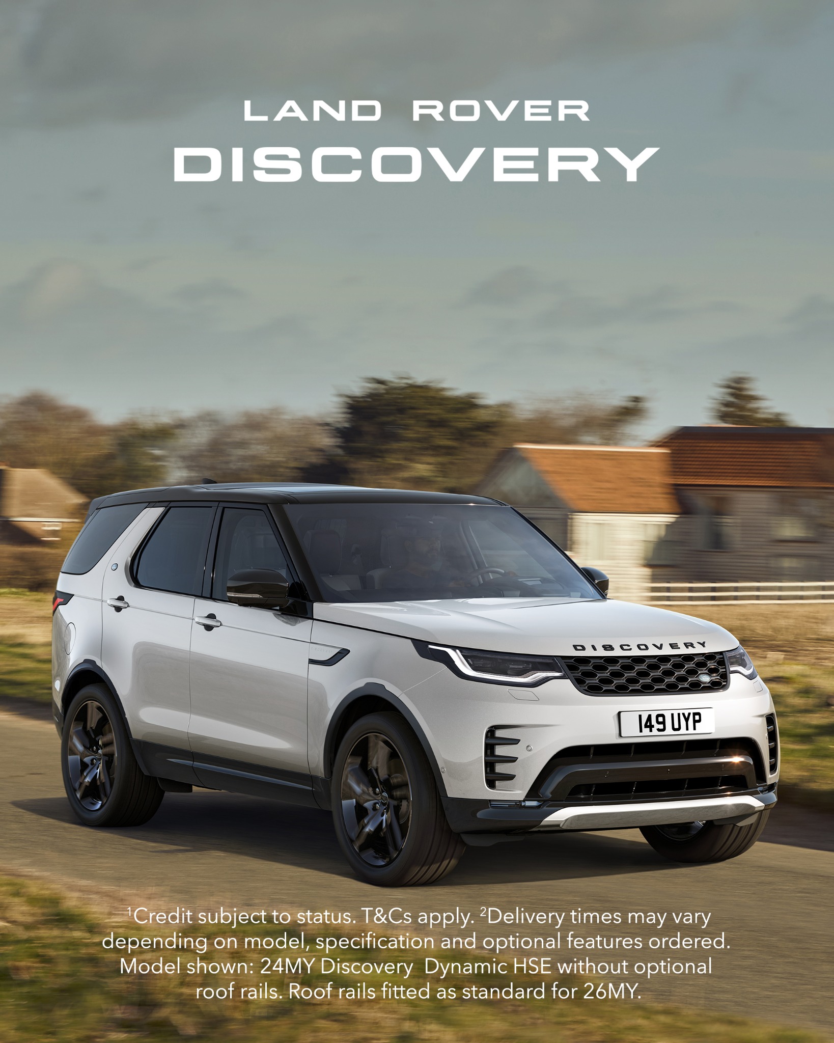 Land Rover Discovery Facebook ad from Jan 5, 2026
