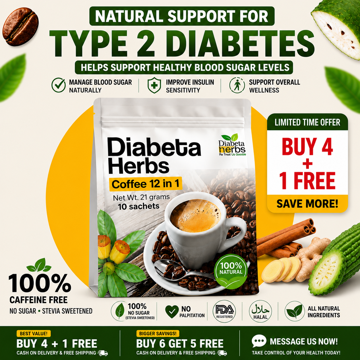Diabetaherbs - MAIN STORE Facebook ad