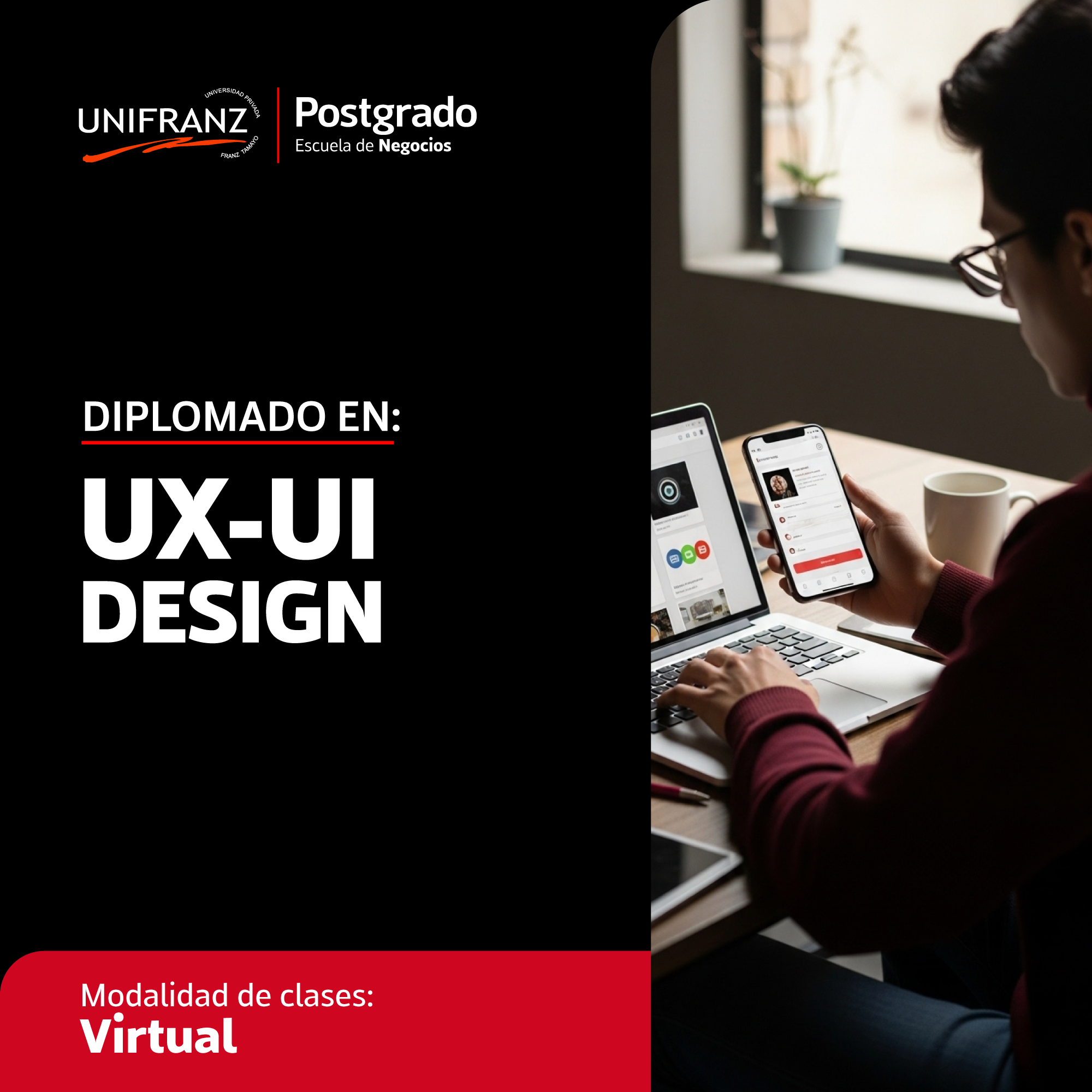 Unifranz Postgrado Facebook ad from May 14, 2026