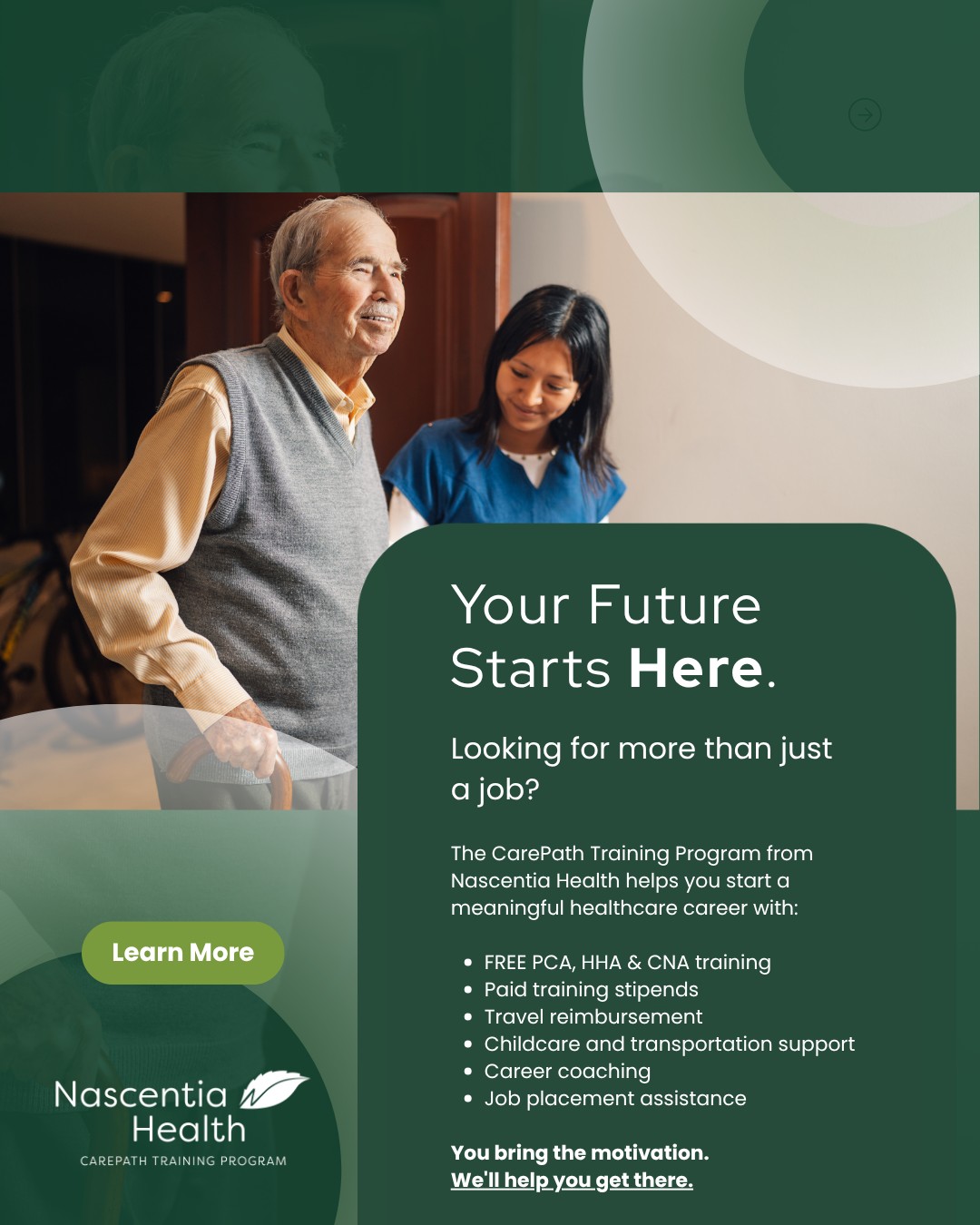 Nascentia Health Facebook ad: CarePath Training Program | Nascentia Health