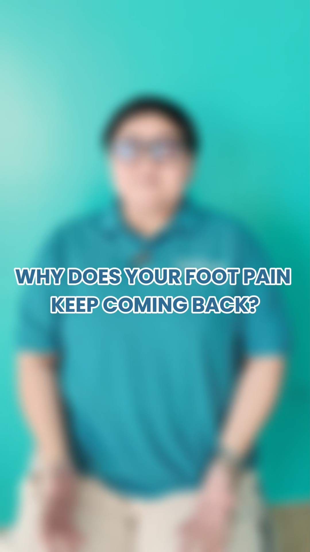 Footlab Clinic Facebook ad: Your Foot Pain Keeps Coming Back for a Reason.