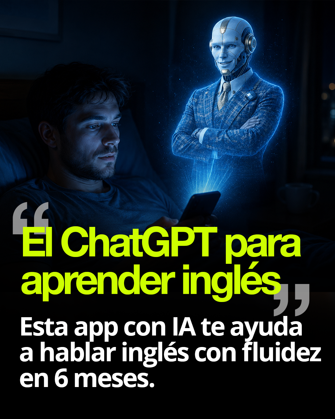 Master English Facebook ad: Habla inglés con fluidez en 6 meses