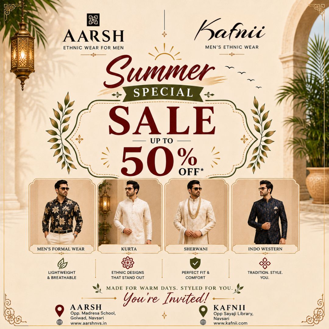 Aarsh Bansidhar fashion Facebook ad: The Summer Sale You've Been Waiting For Is…