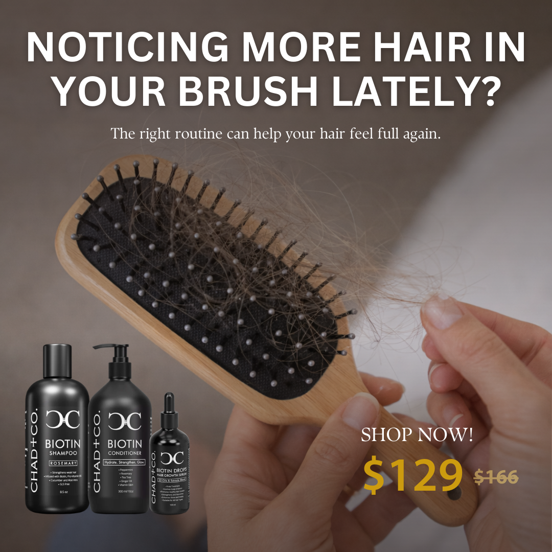 Chad + Co. Salon Facebook ad from Apr 8, 2026