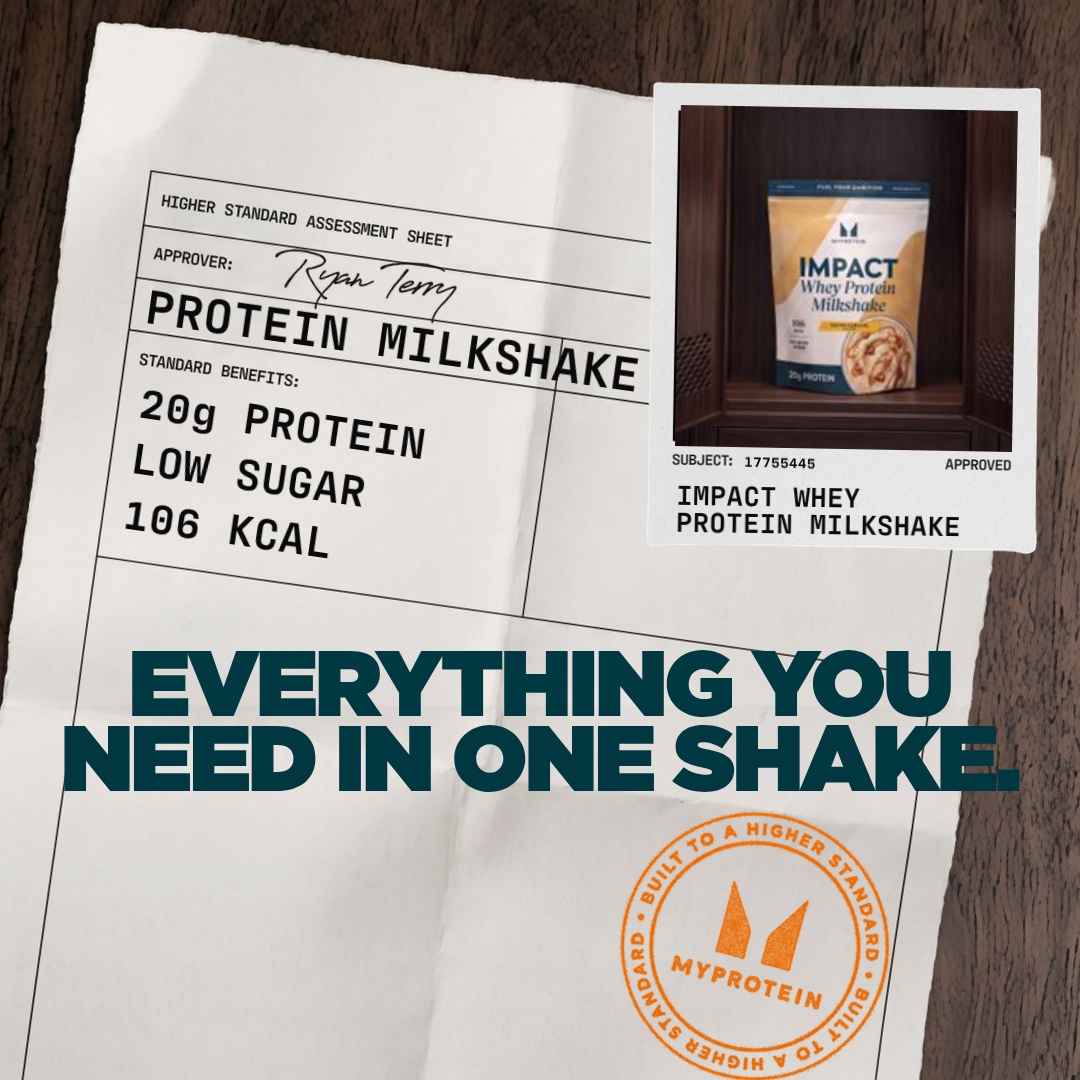 Myprotein Facebook ad