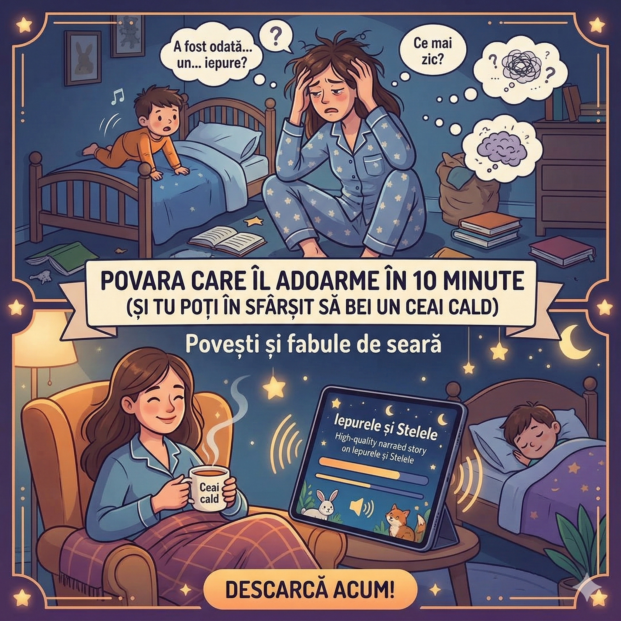 Bedtime Stories AI Facebook ad