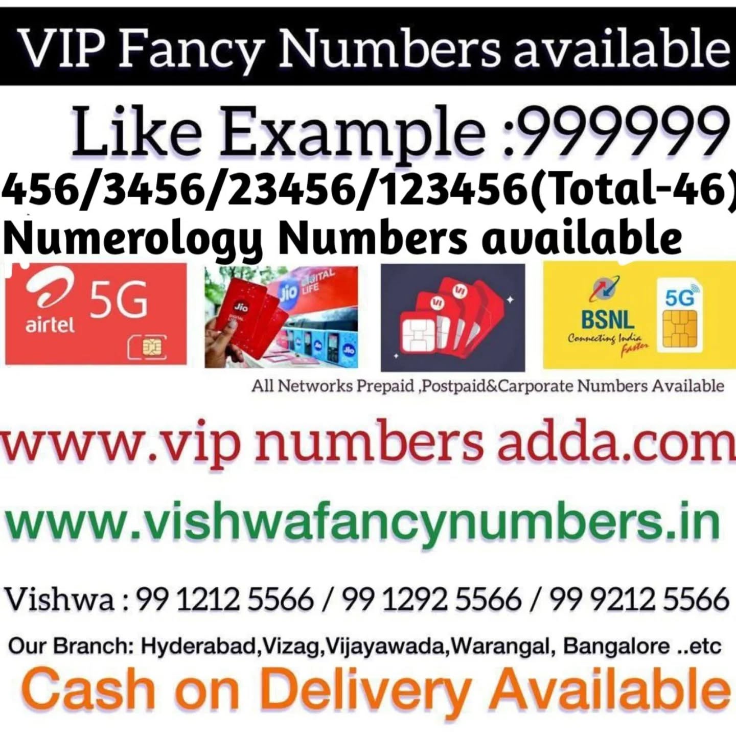 vishwafancynumbers Facebook ad: Vishwa Fancy Numbers(VIP Numbers Adda) @vishwamaddu…