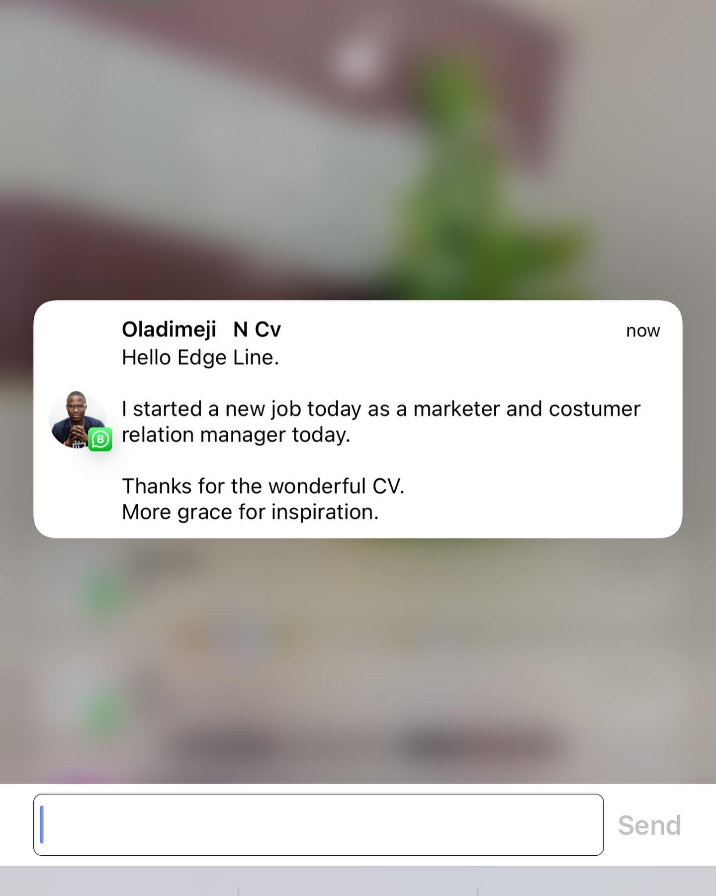 Edge Line Cv Builder Facebook ad