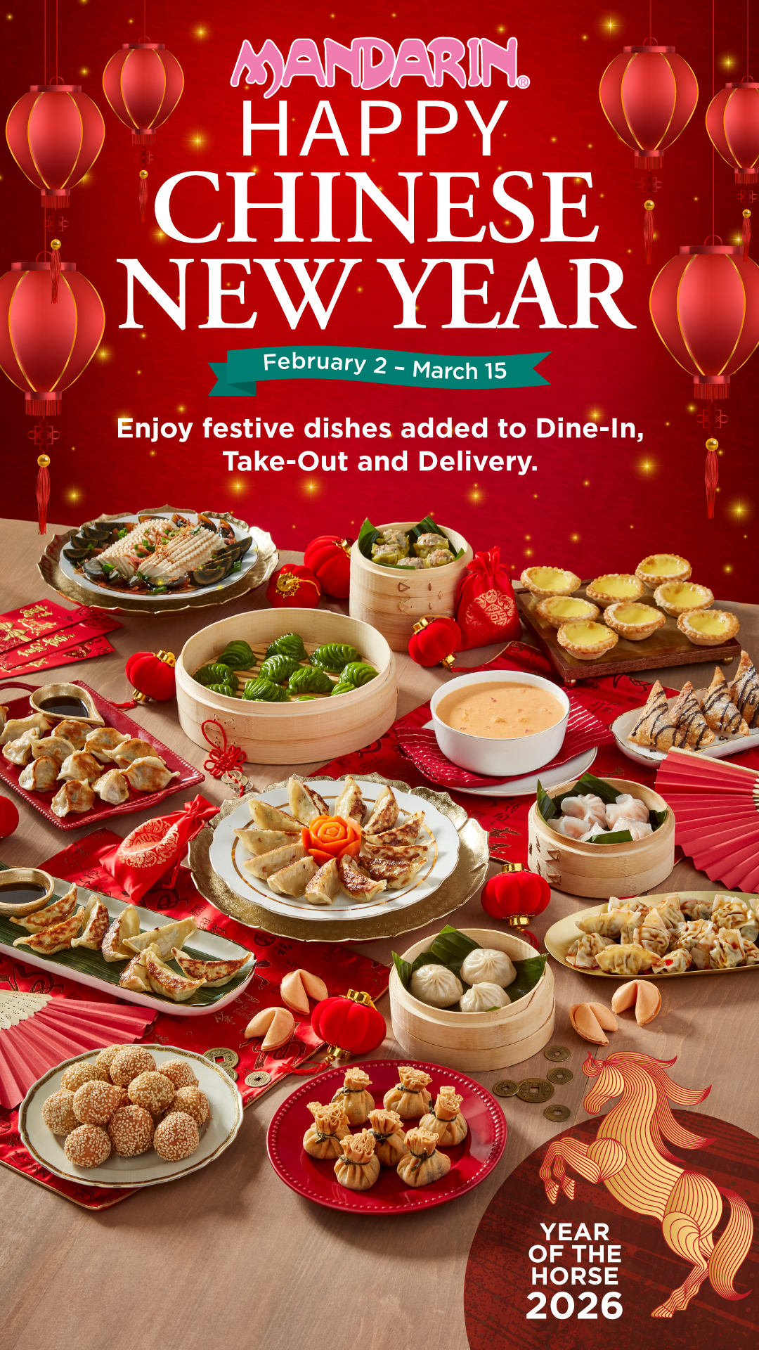 Mandarin Restaurants Facebook ad from Feb 3, 2026