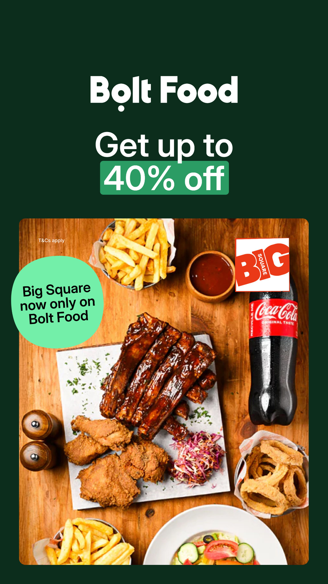Bolt Food Facebook ad