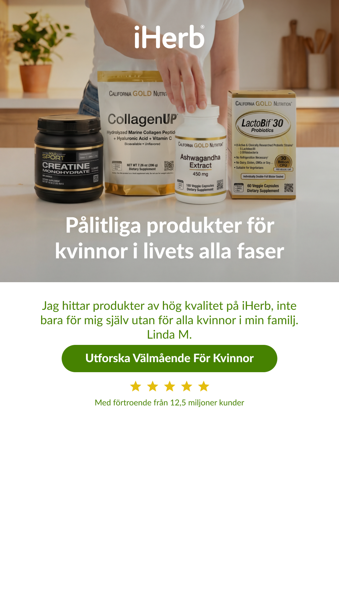 iHerb Facebook ad