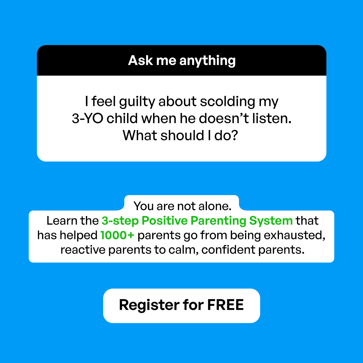 Follow Your Child Parenting Services Facebook ad