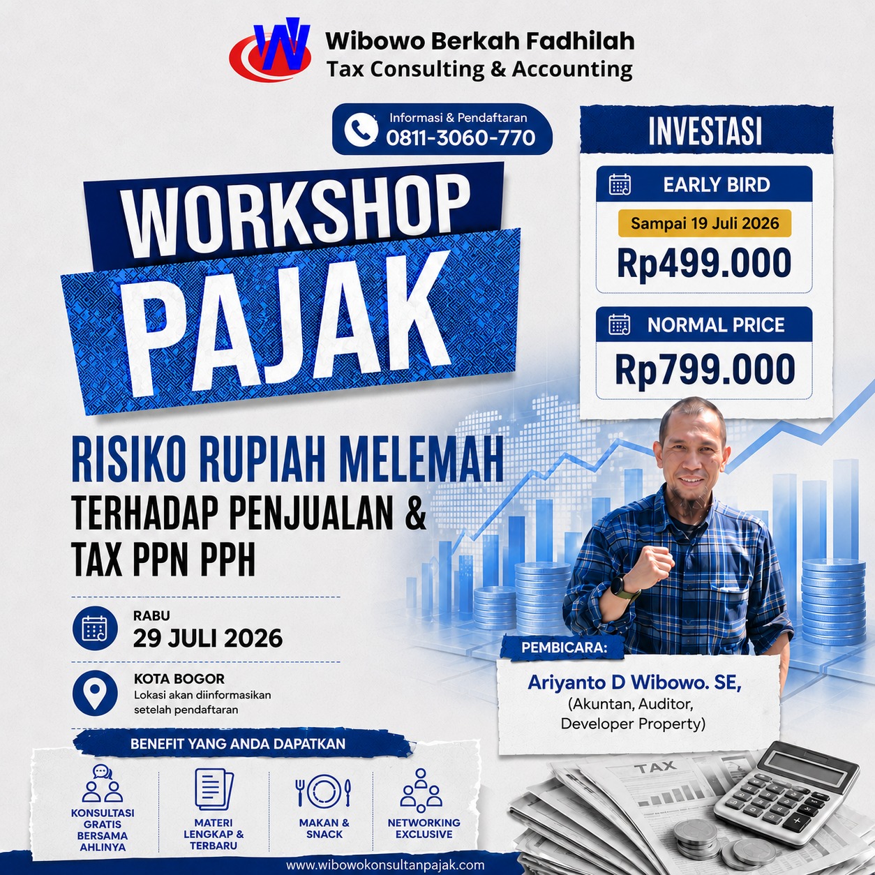 Konsultan Pajak Wibowo Facebook ad: Mari mengobrol bersama kami