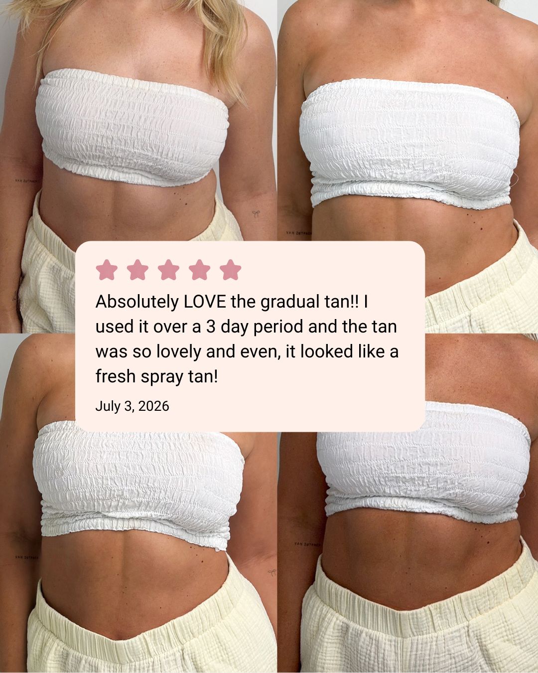 GlowDry - Fake Tan Drying Powder Facebook ad: Your NEW Winter Gradual Tan