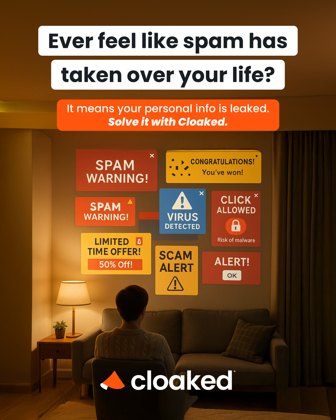 Cloaked Inc. Facebook ad