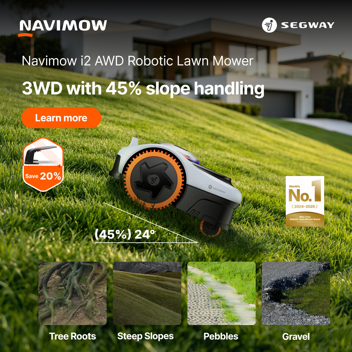 Segway Navimow Facebook ad from Jun 26, 2026