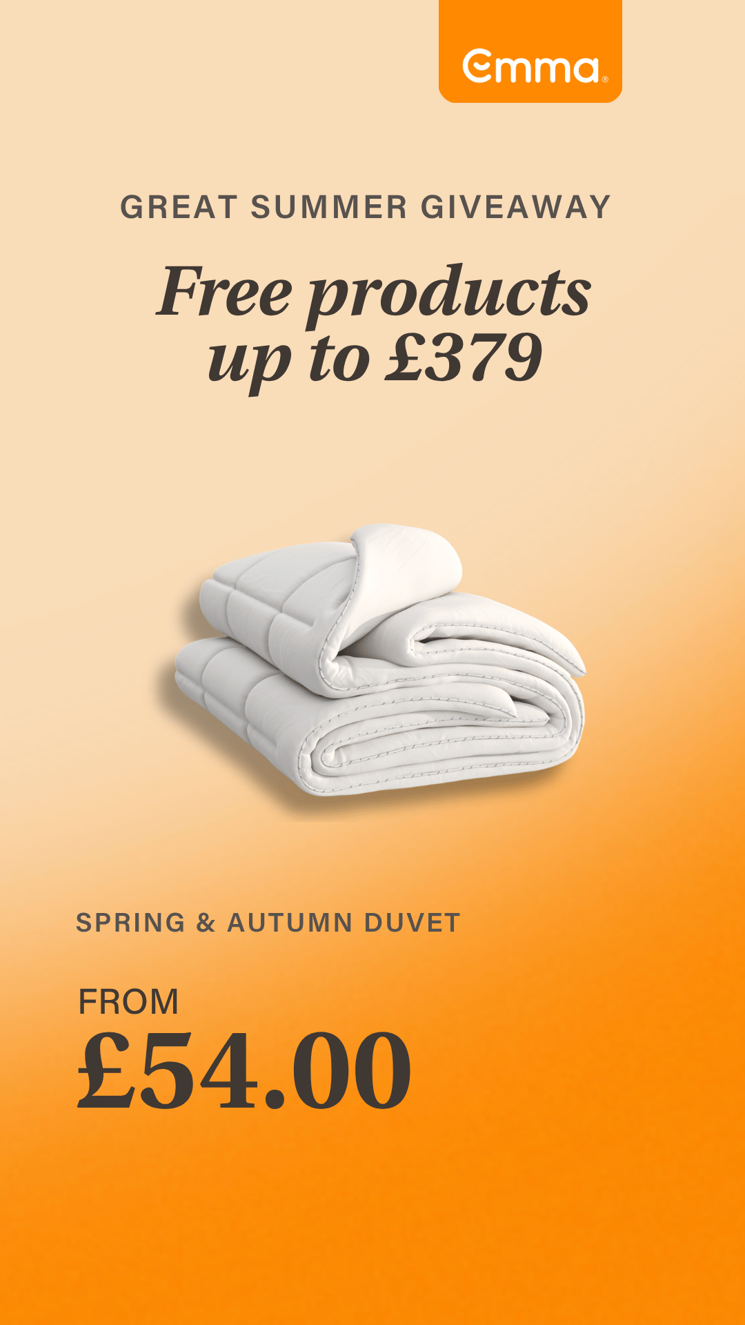Emma Sleep UK Facebook ad