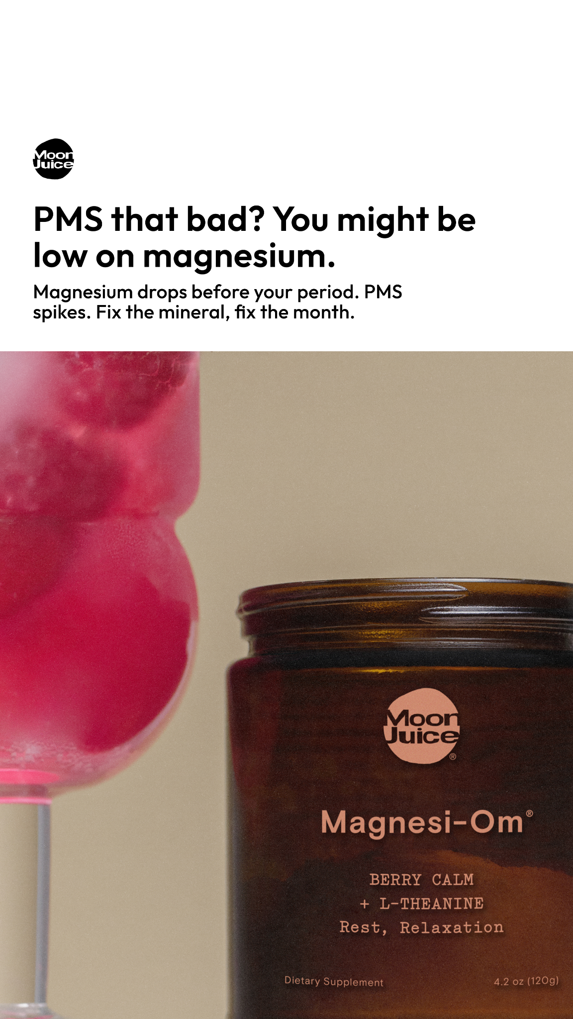 Moon Juice Facebook ad