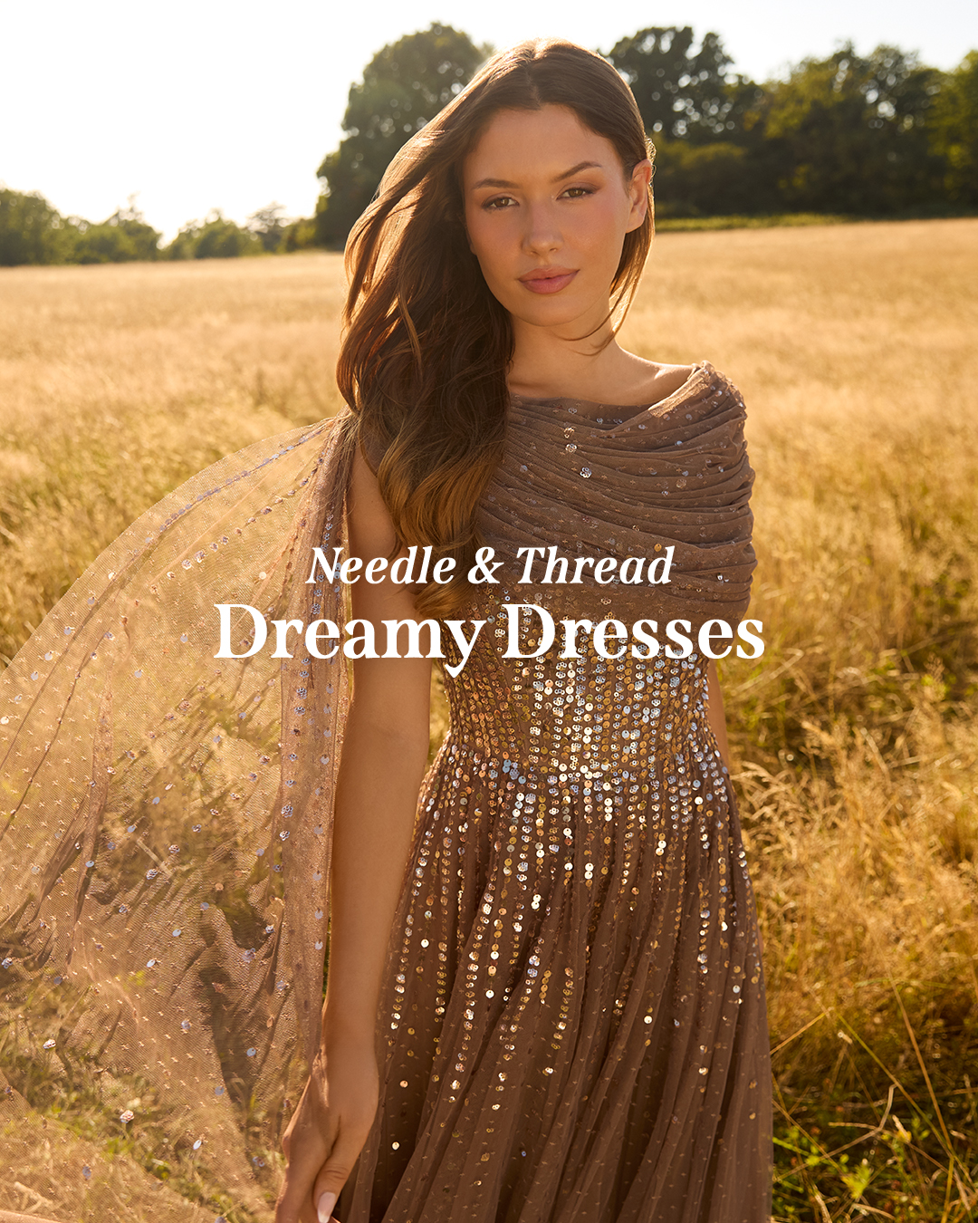 Needle & Thread Facebook ad: Effortless Elegance