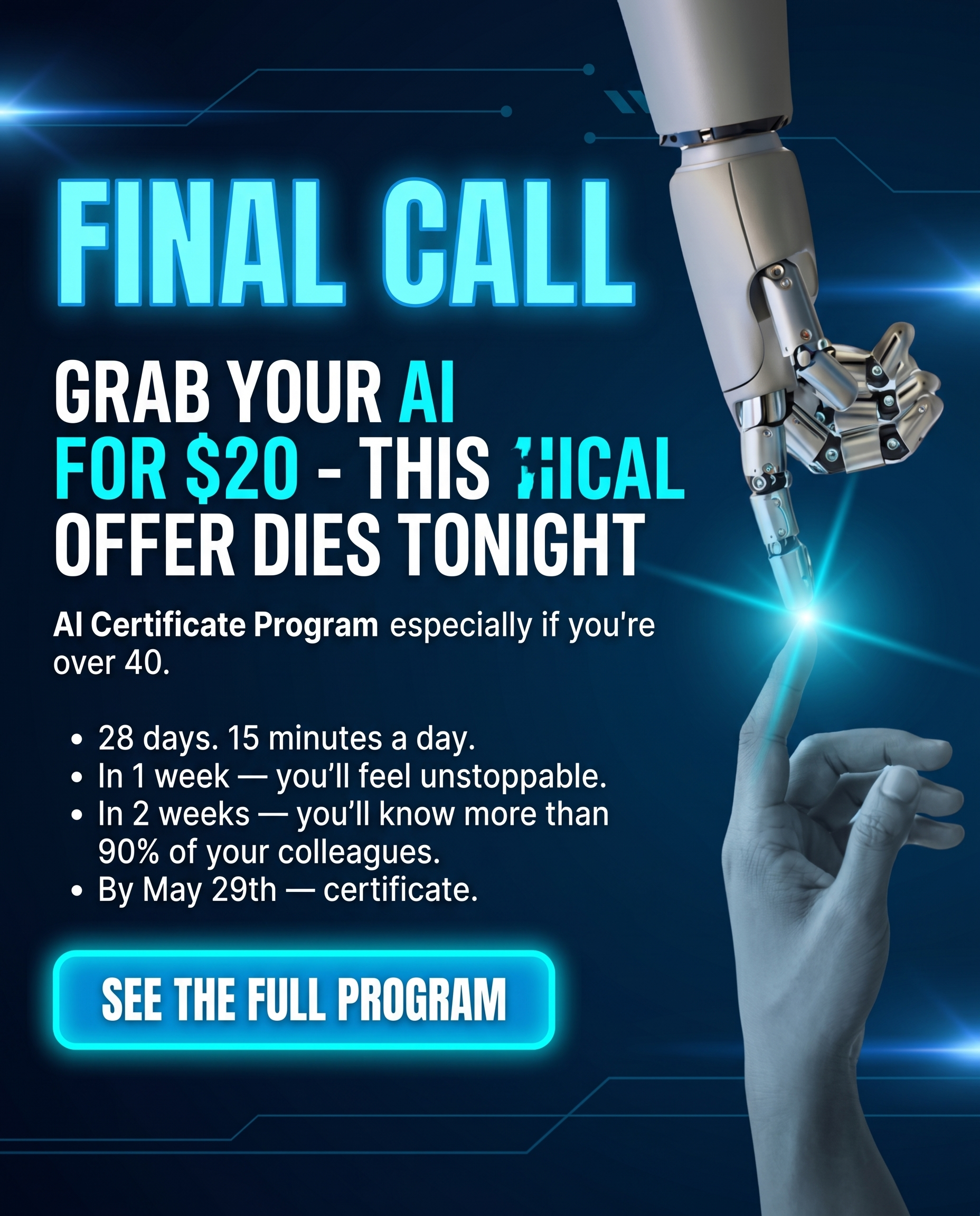 AI Simplified Facebook ad