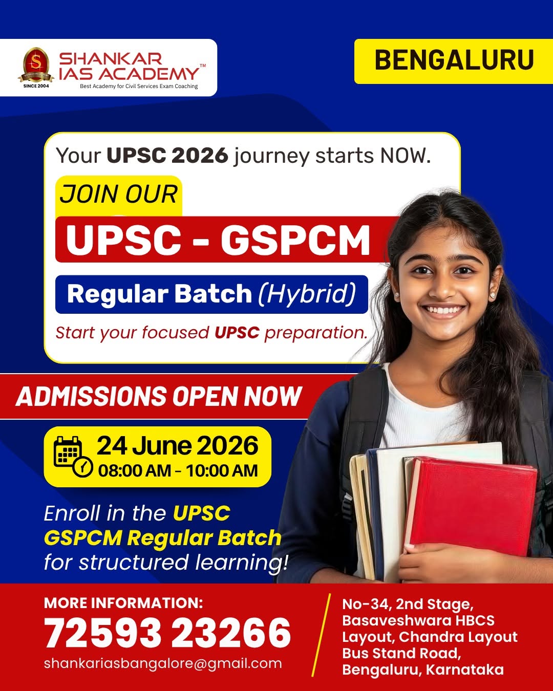 Shankar IAS Academy Facebook ad