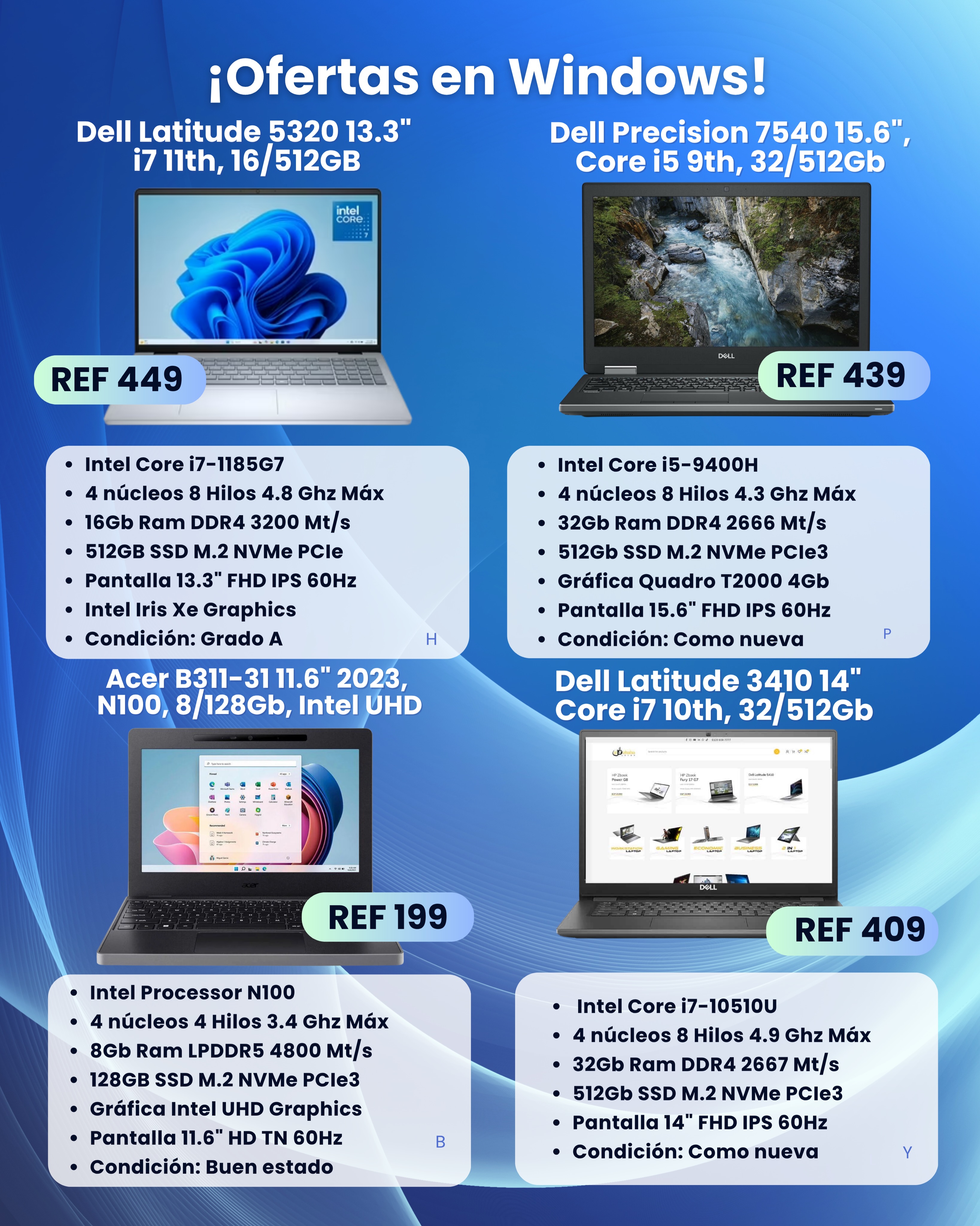 TecnoReal I Venta de equipos electrónicos Facebook ad: Adquiere tu laptop Windows hoy mismo al mejor…