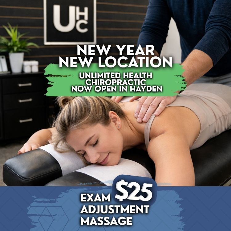 Unlimited Health Chiropractic Facebook ad from Jan 6, 2026