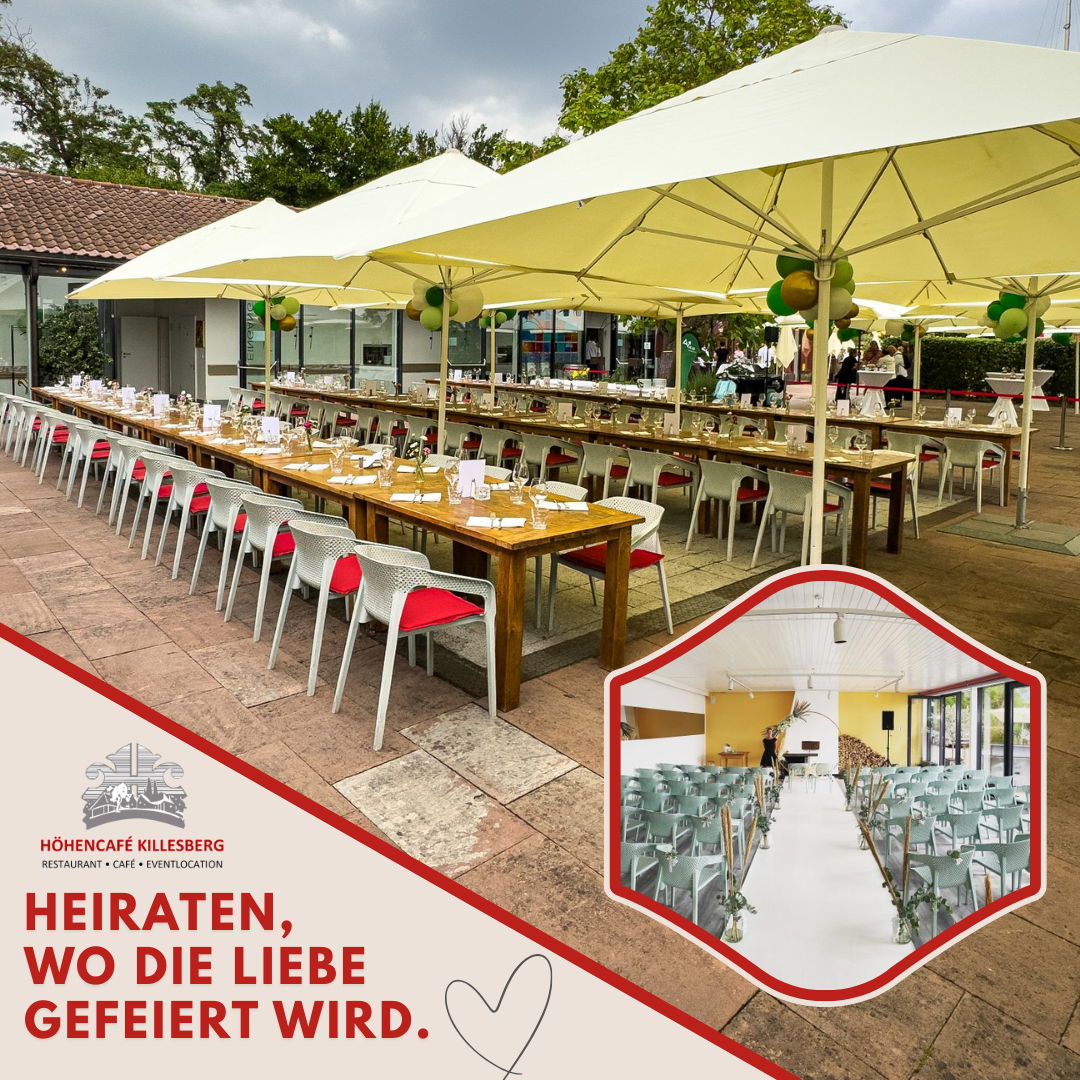 Höhencafé Killesberg Facebook ad: Traumhafte Hochzeitslocation